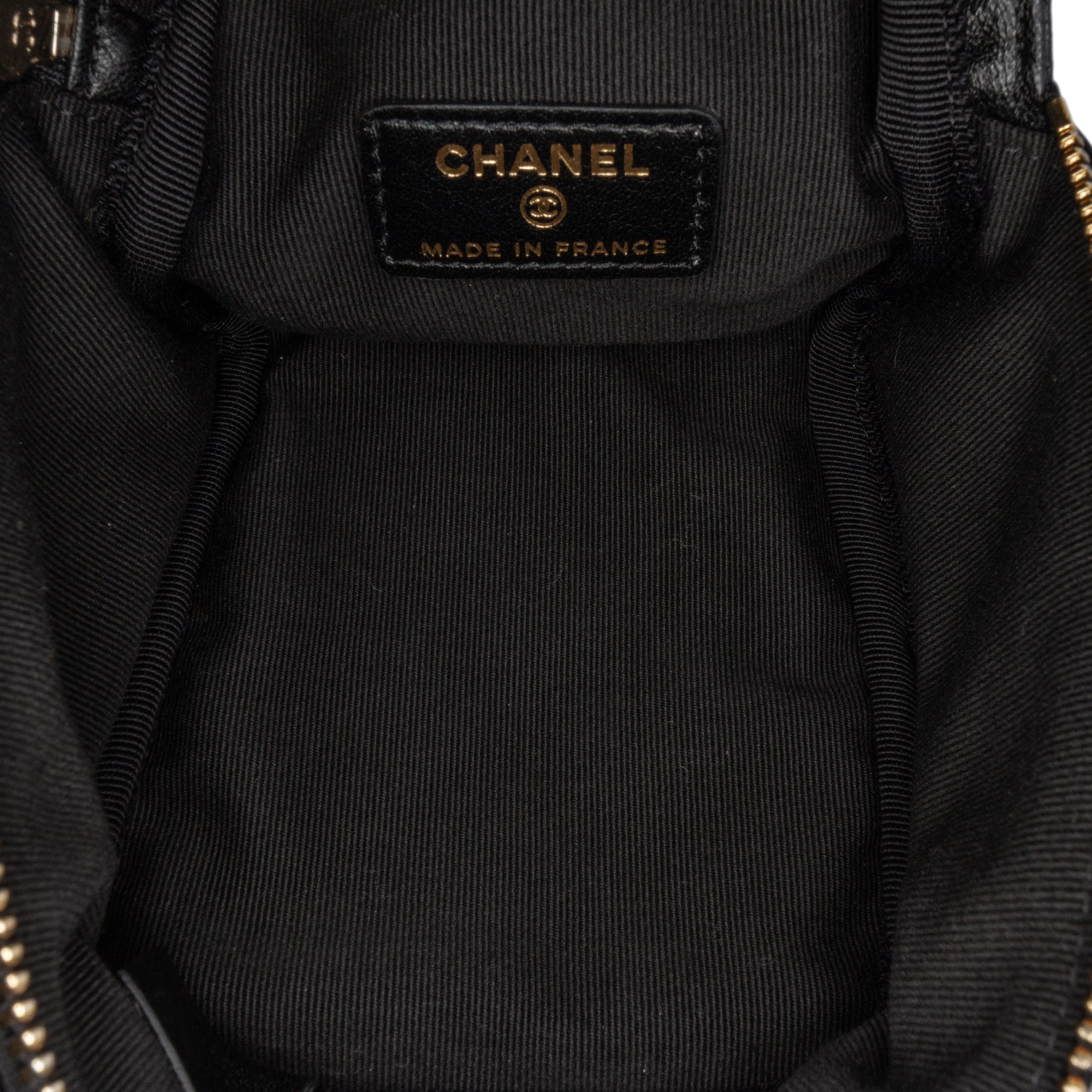 Chanel CC Quilted Lambskin Cube Vanity Bag - image 4