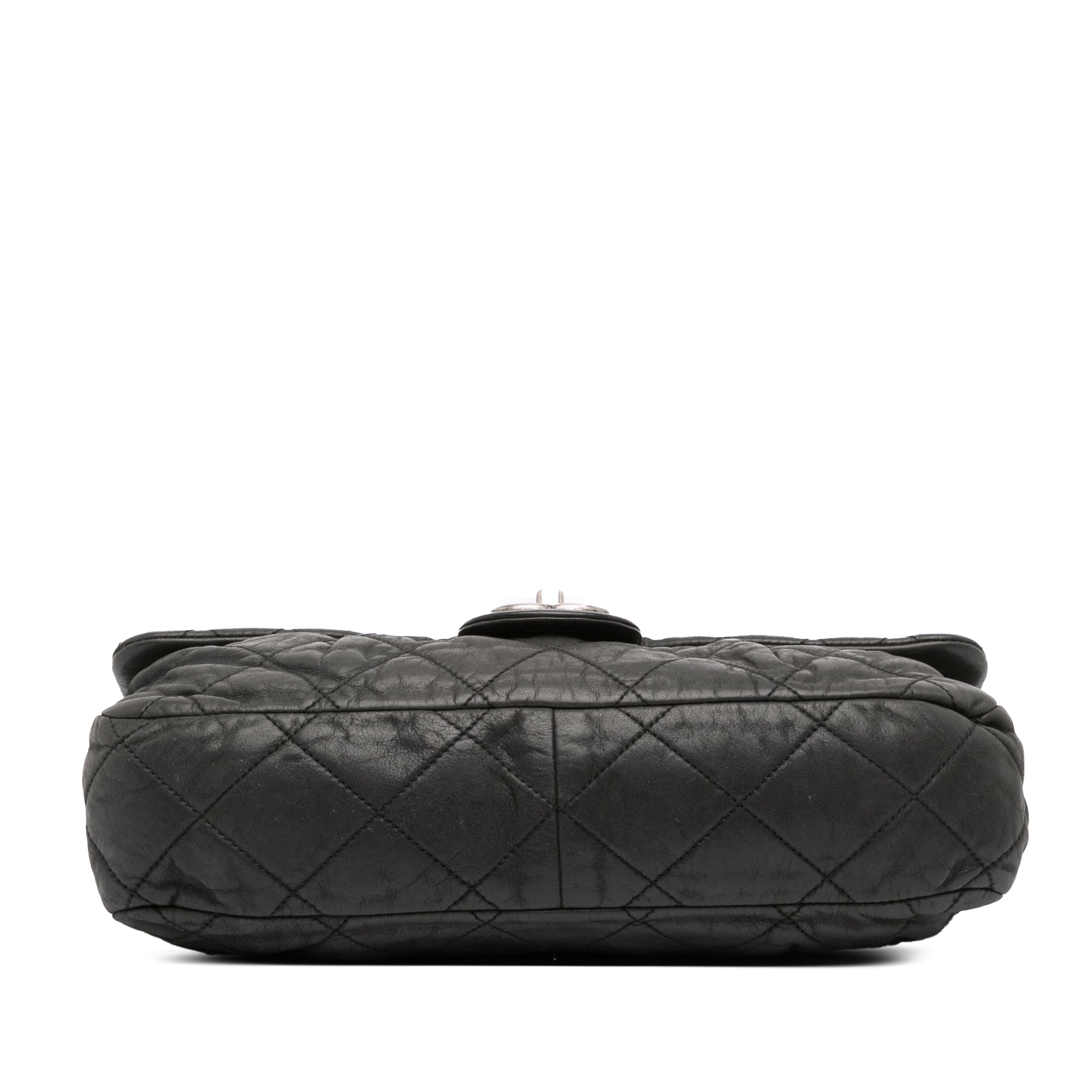 Chanel Large Iridescent Quilted Calfskin Coco Pleats Flap - image 3
