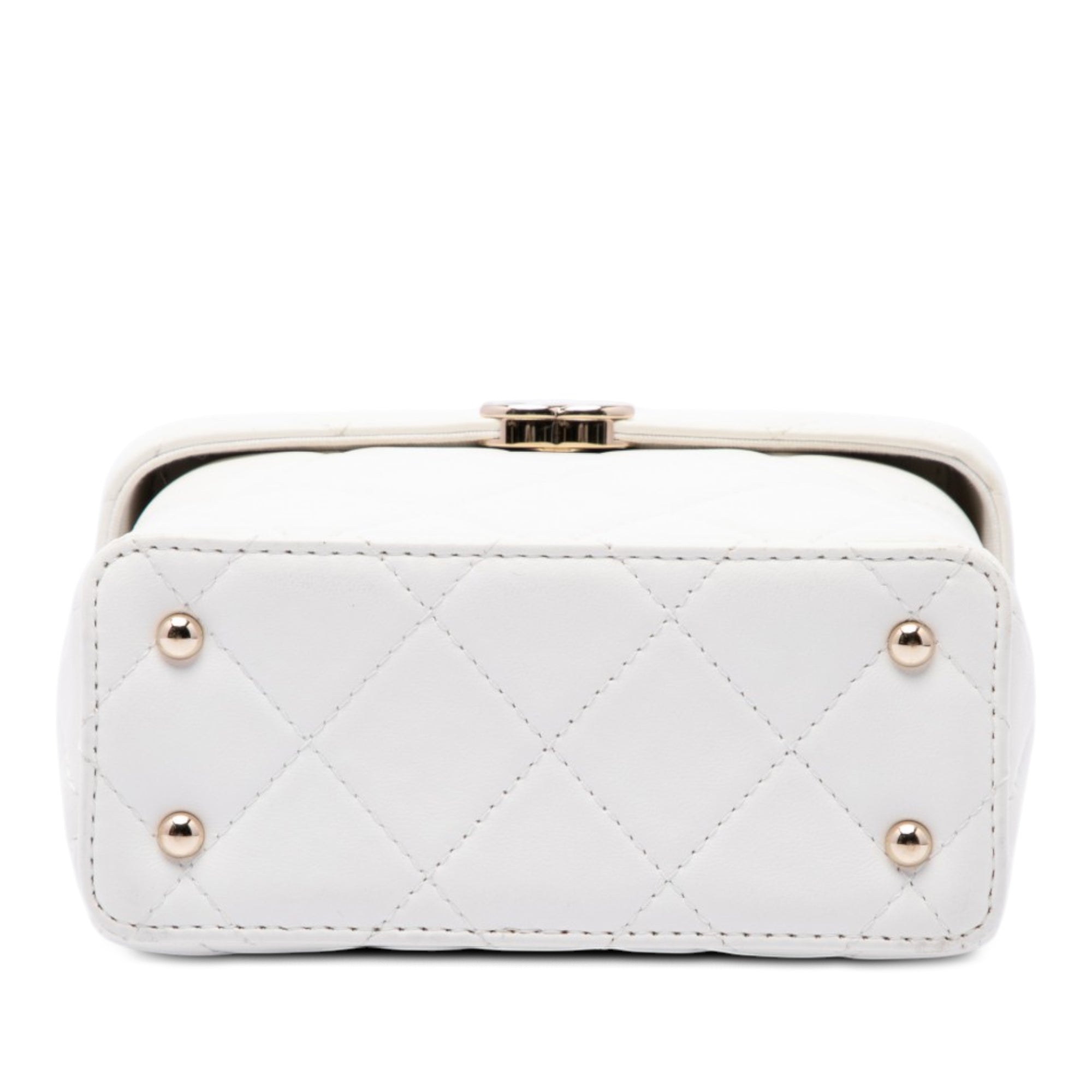 Chanel Small CC Quilted Lambskin Secret Box Bag - image 3