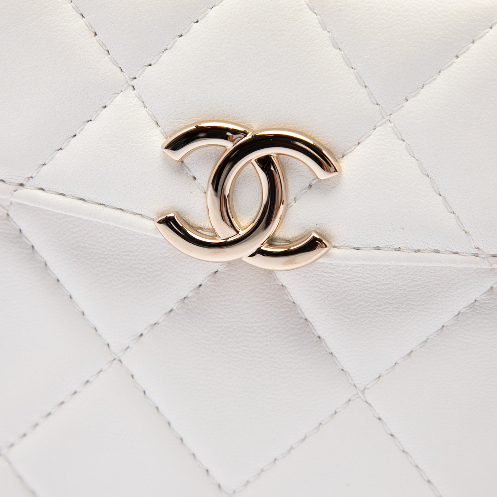 Chanel Small CC Quilted Lambskin Secret Box Bag - image 5