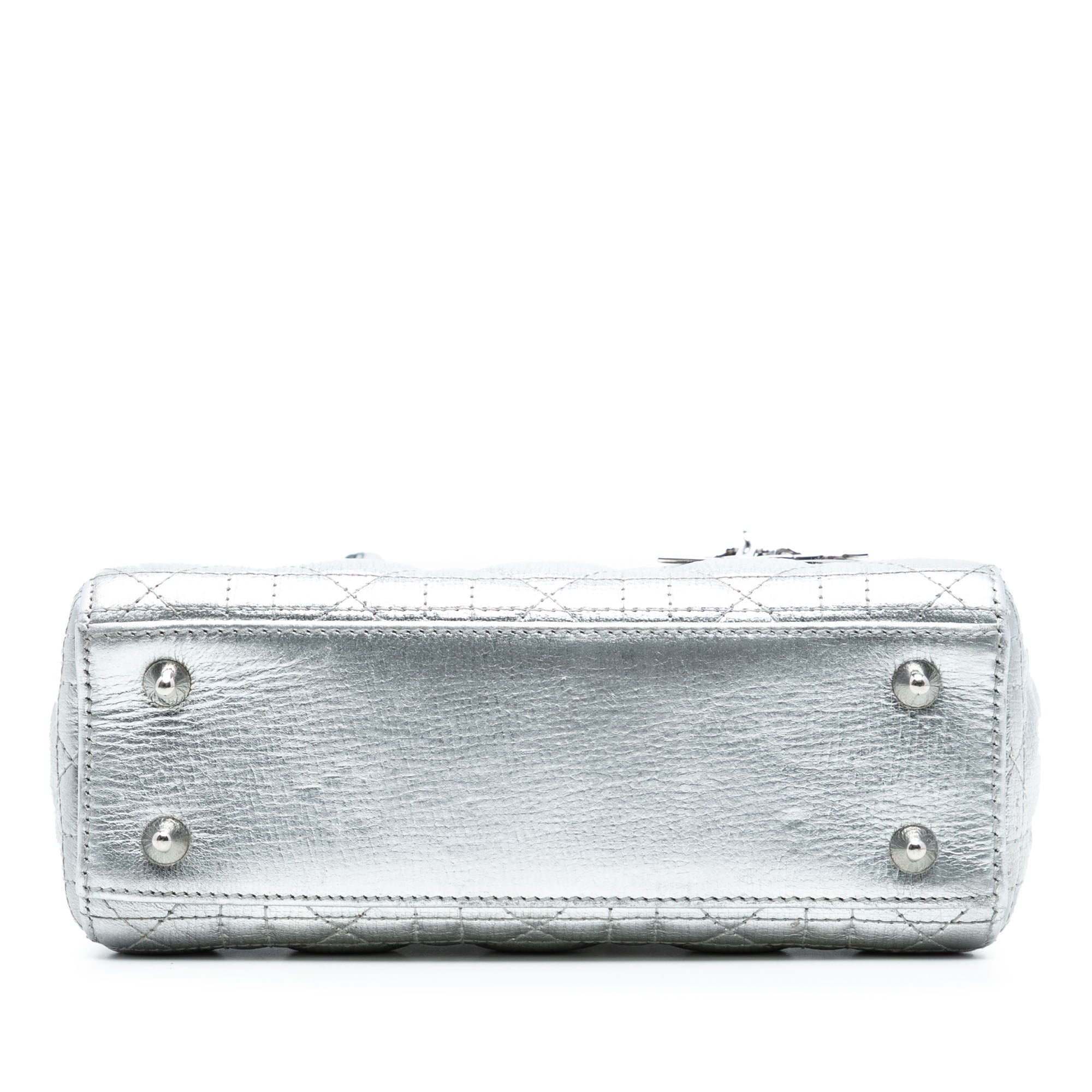 Dior Small Metallic Grained Calfskin Cannage My ABCDior Lady Dior - image 3