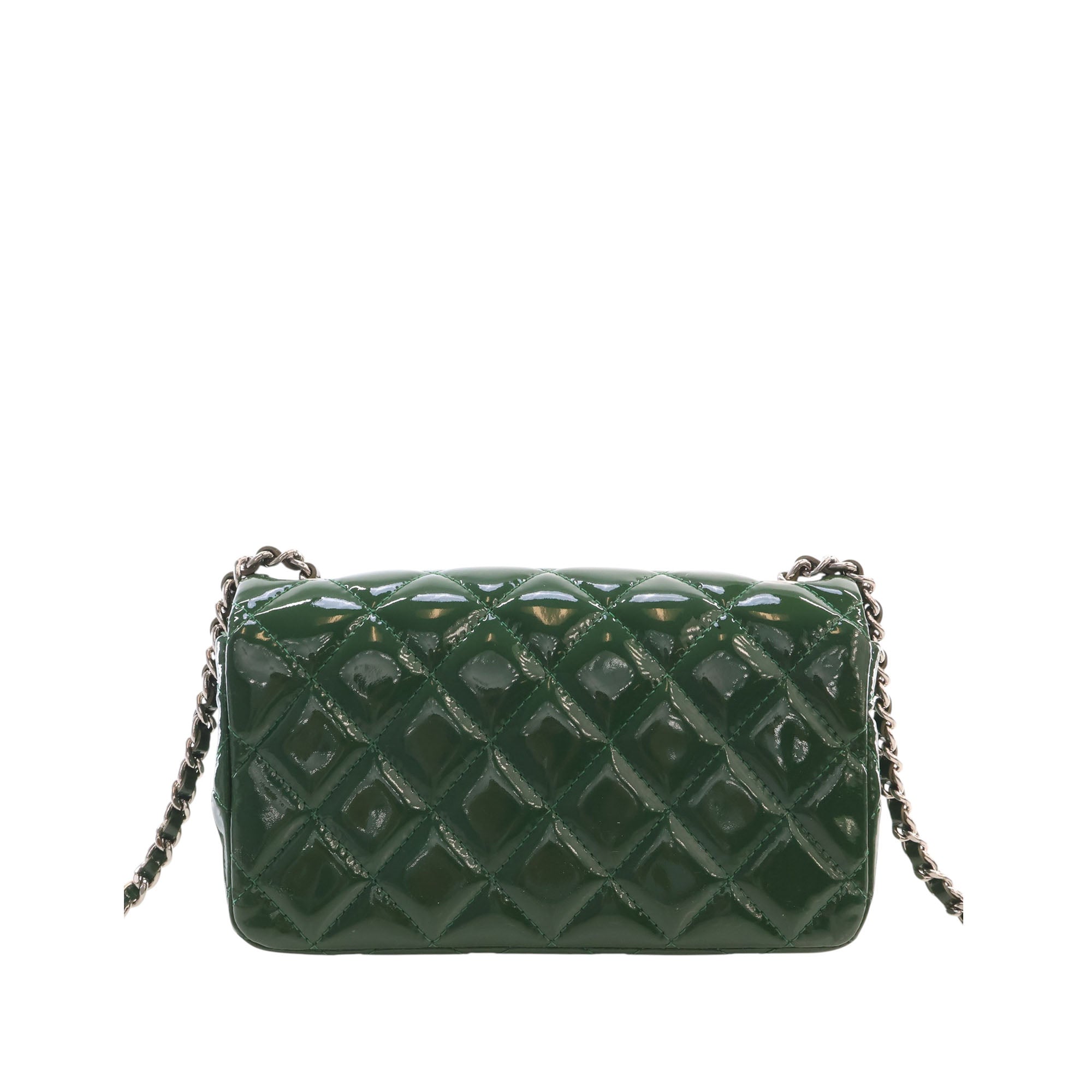 Chanel Extra Mini Rectangular Classic Patent Single Flap - image 2