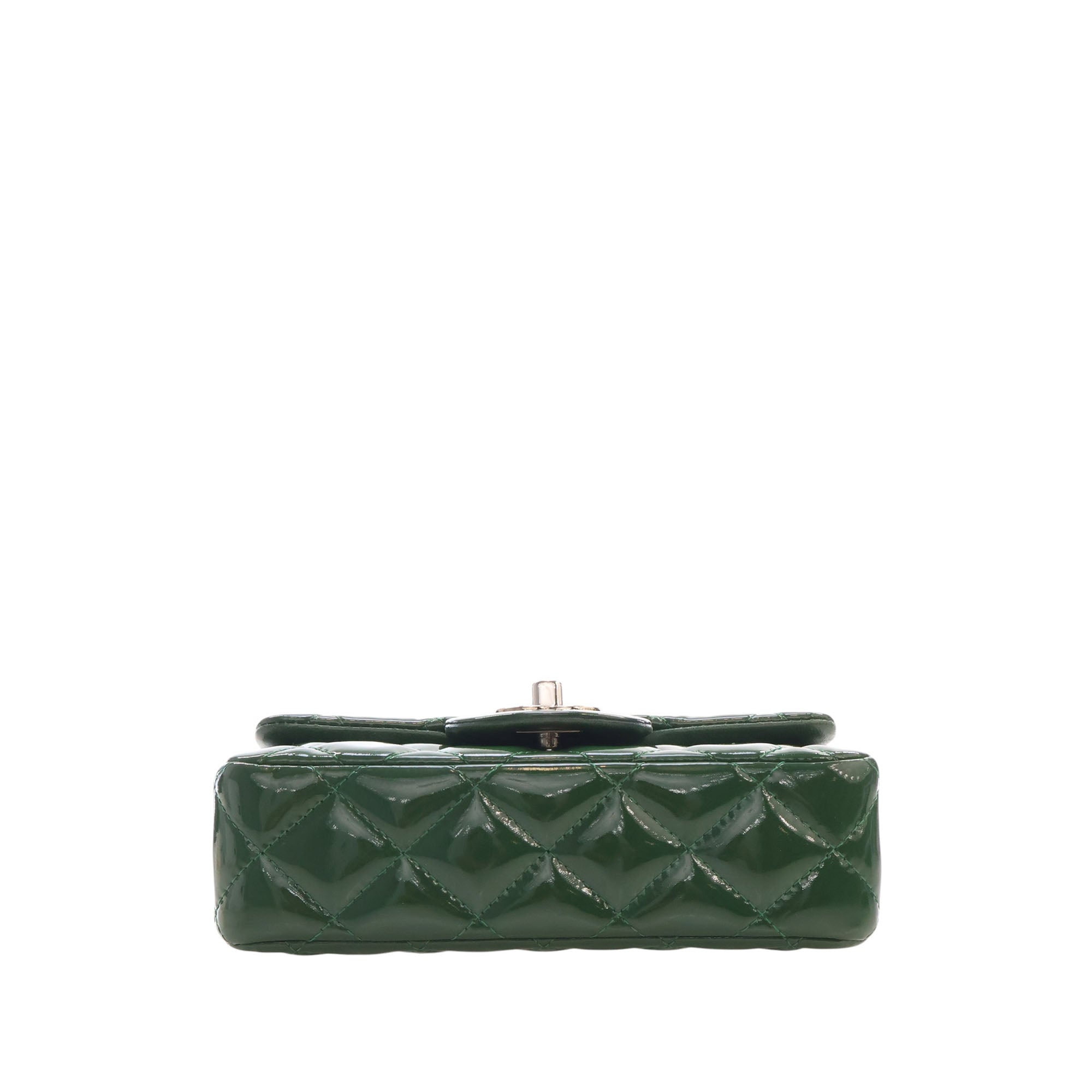 Chanel Extra Mini Rectangular Classic Patent Single Flap - image 3