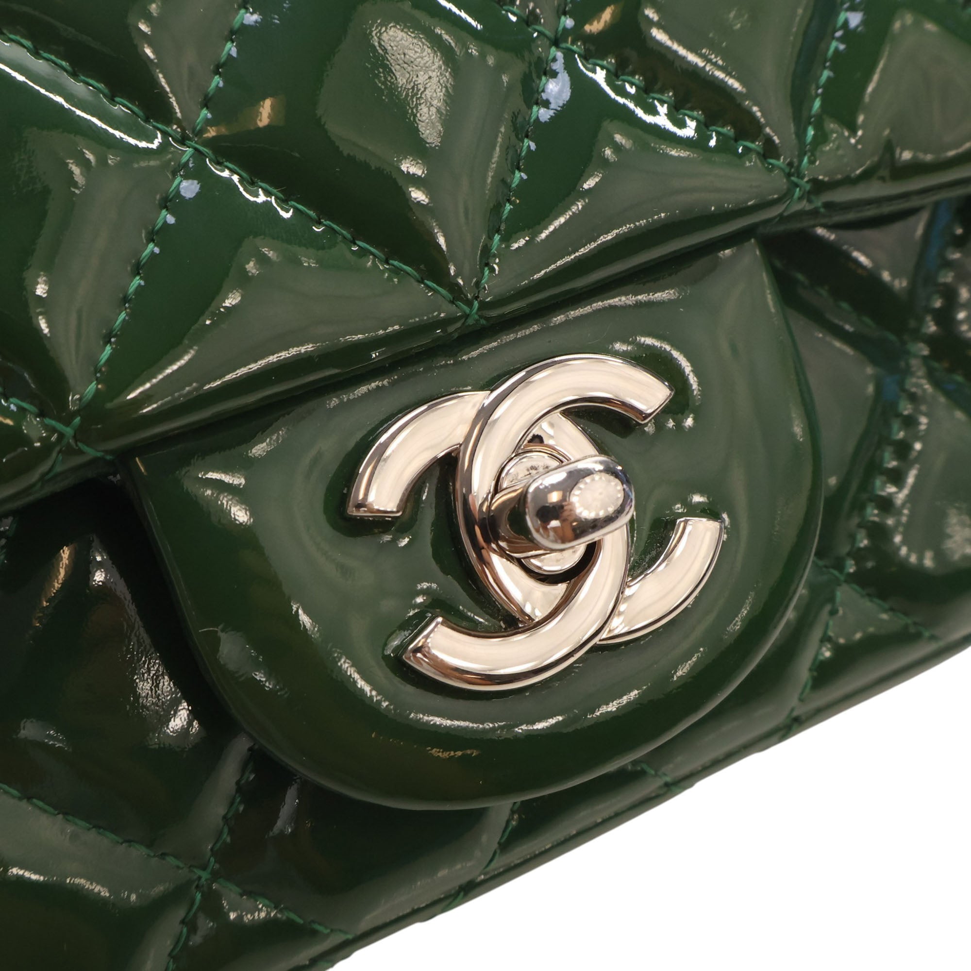 Chanel Extra Mini Rectangular Classic Patent Single Flap - image 5