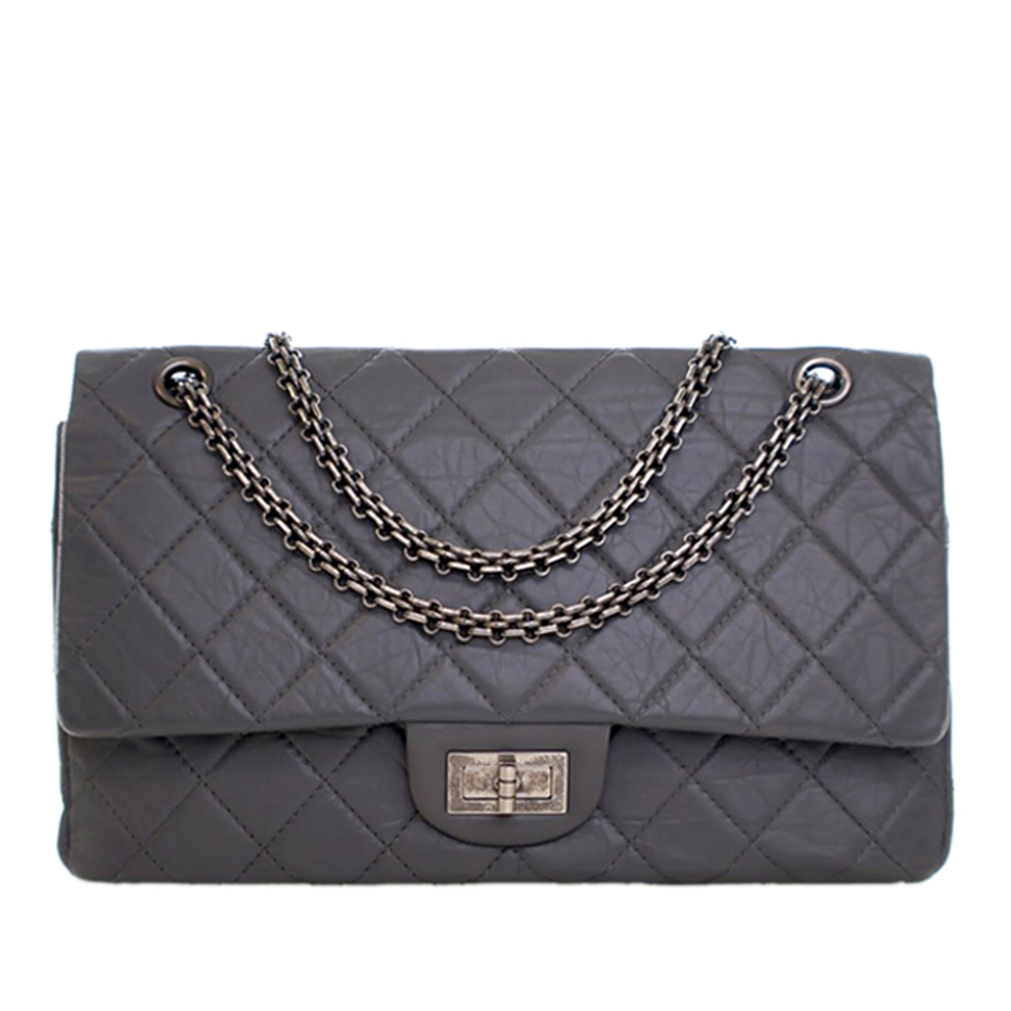 Chanel Quilted Aged Calfskin Reissue 2.55 Double Flap 227 - image 1