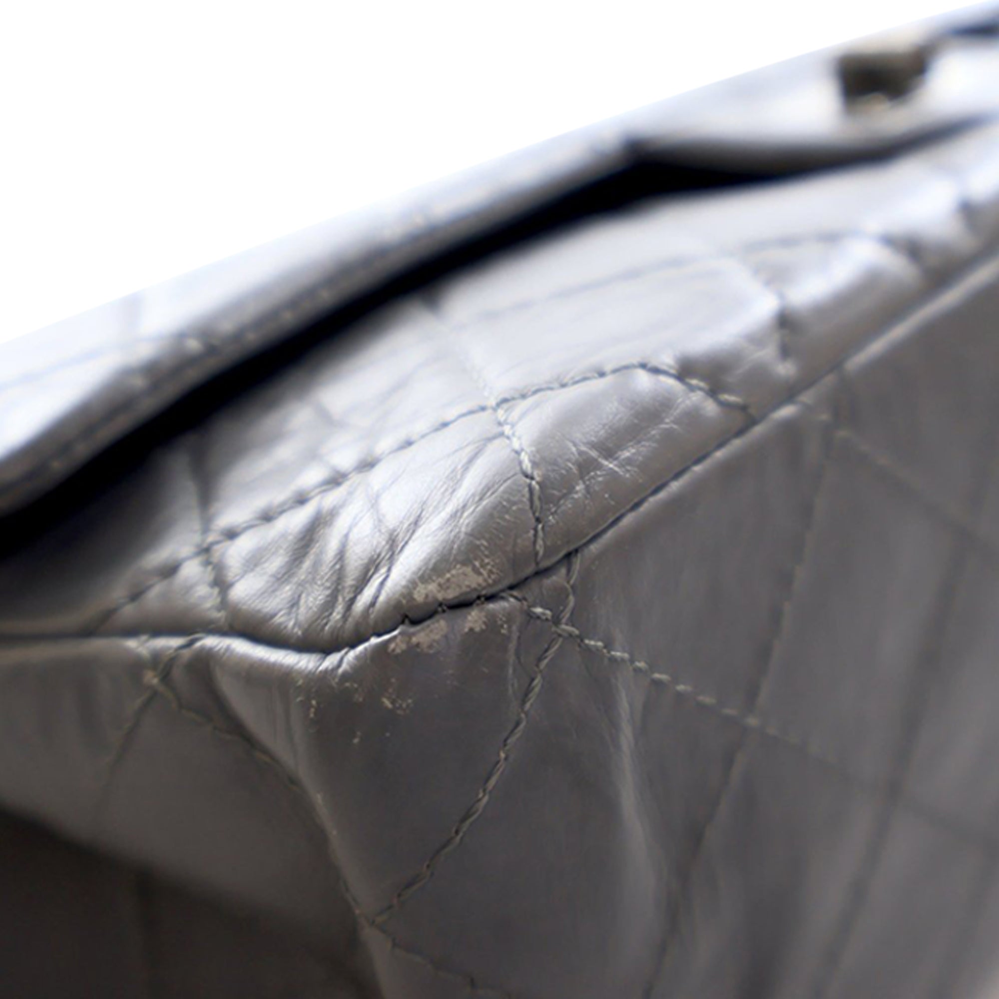 Chanel Quilted Aged Calfskin Reissue 2.55 Double Flap 227 - image 11