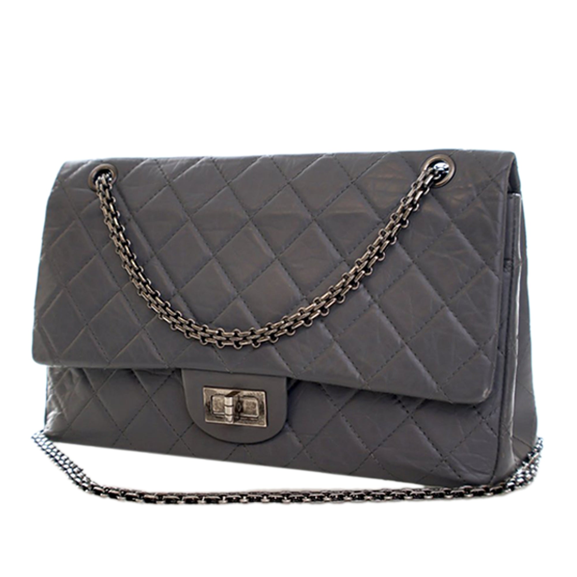 Chanel Quilted Aged Calfskin Reissue 2.55 Double Flap 227 - image 2