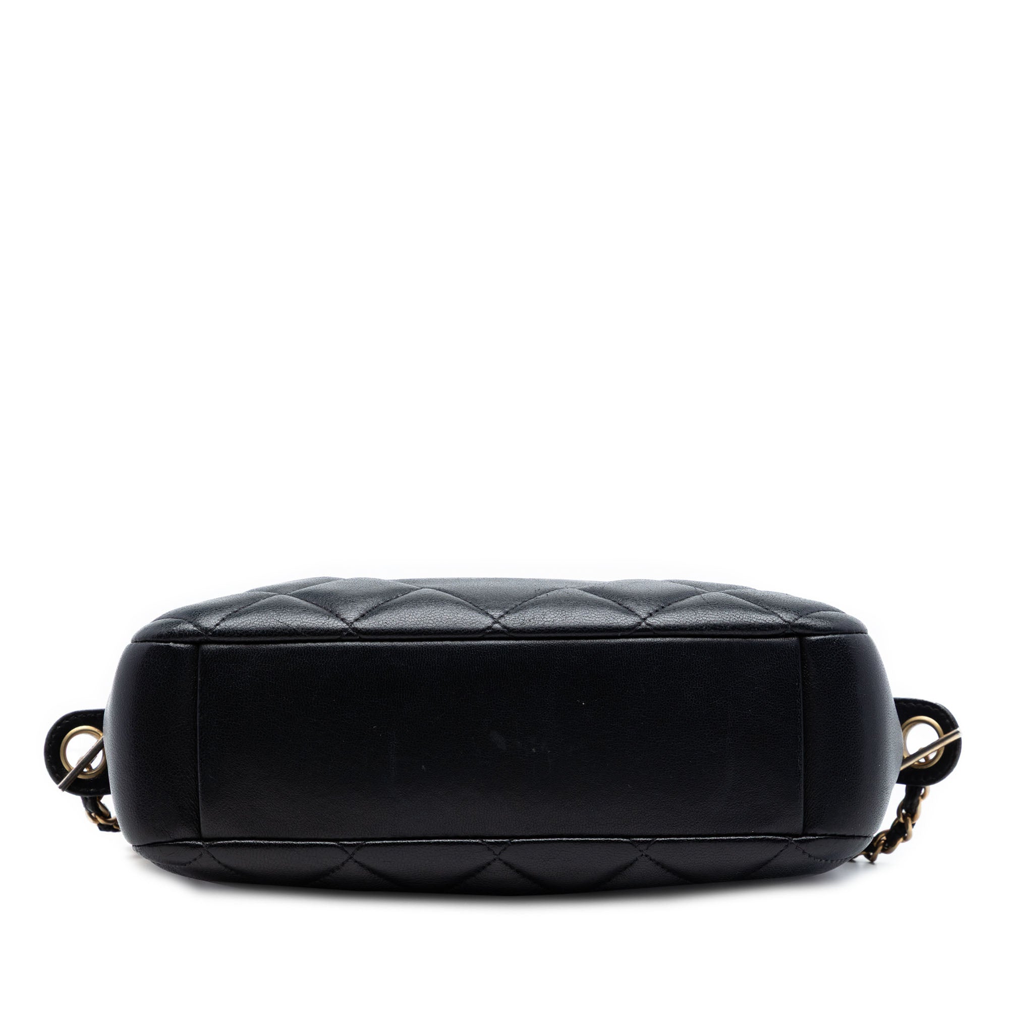 Chanel CC Quilted Lambskin Diamond Camera Bag - image 3