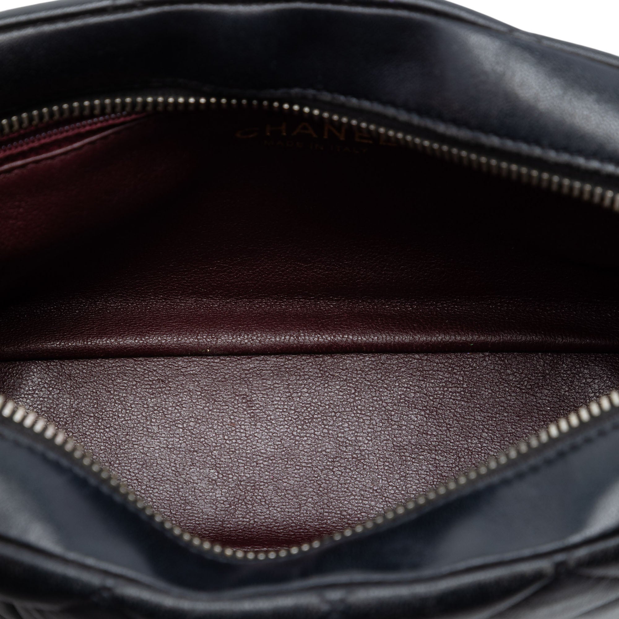 Chanel CC Quilted Lambskin Diamond Camera Bag - image 4