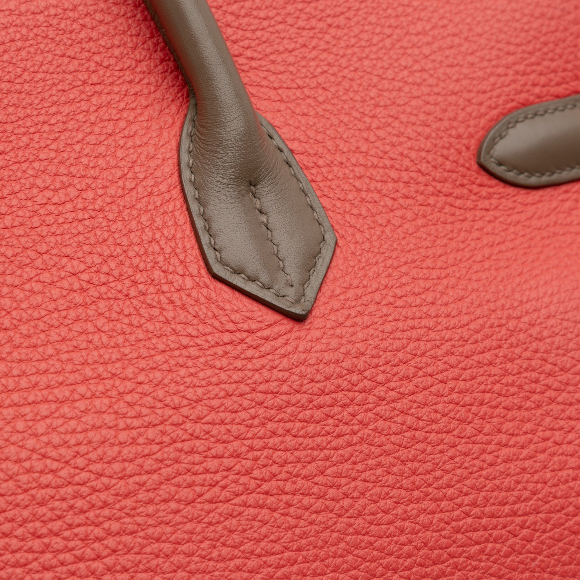 Hermès Tricolor Clemence and Swift Birkin Cascade Retourne 35 - image 9