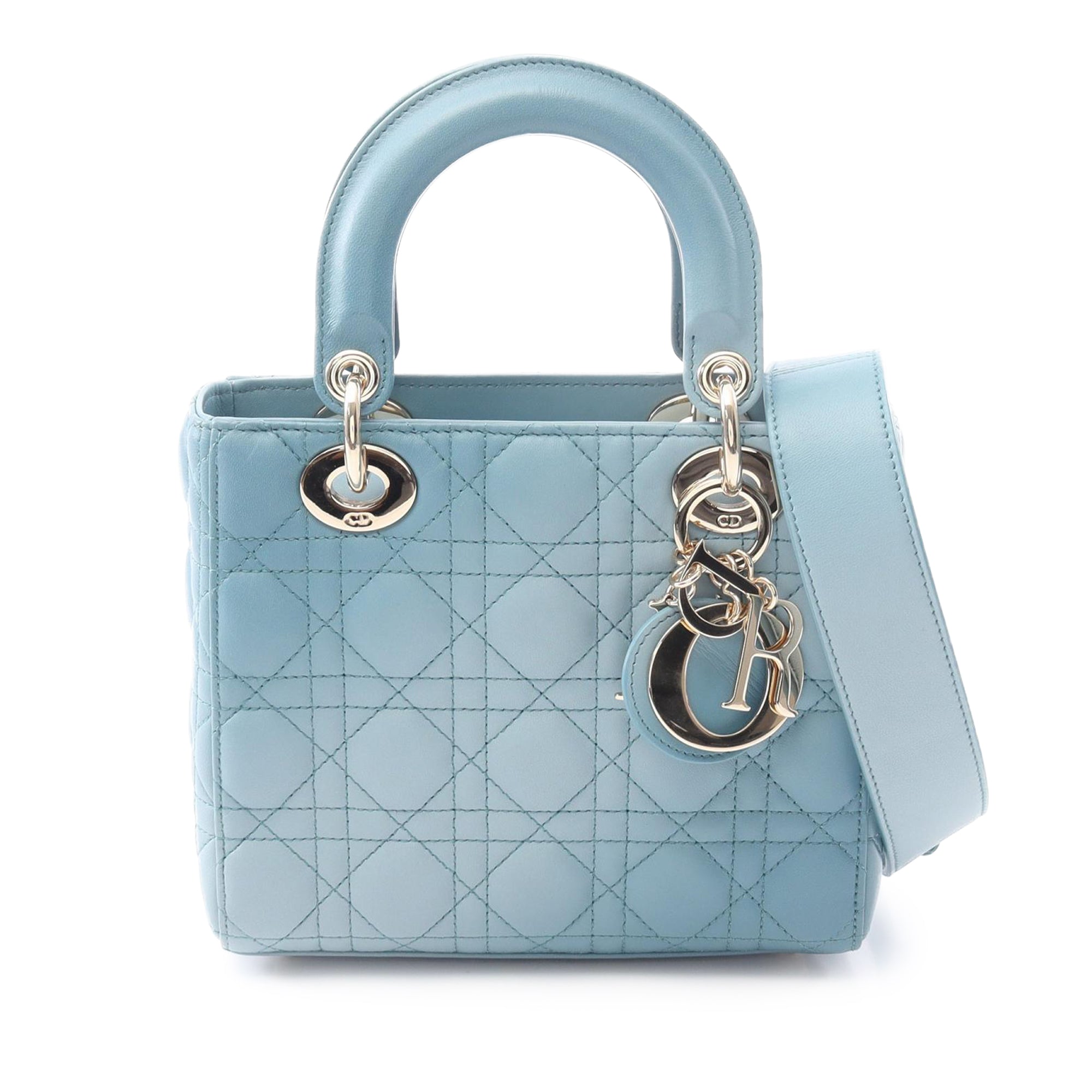 Dior Small Gradient Lambskin Cannage Lady Dior - image 1