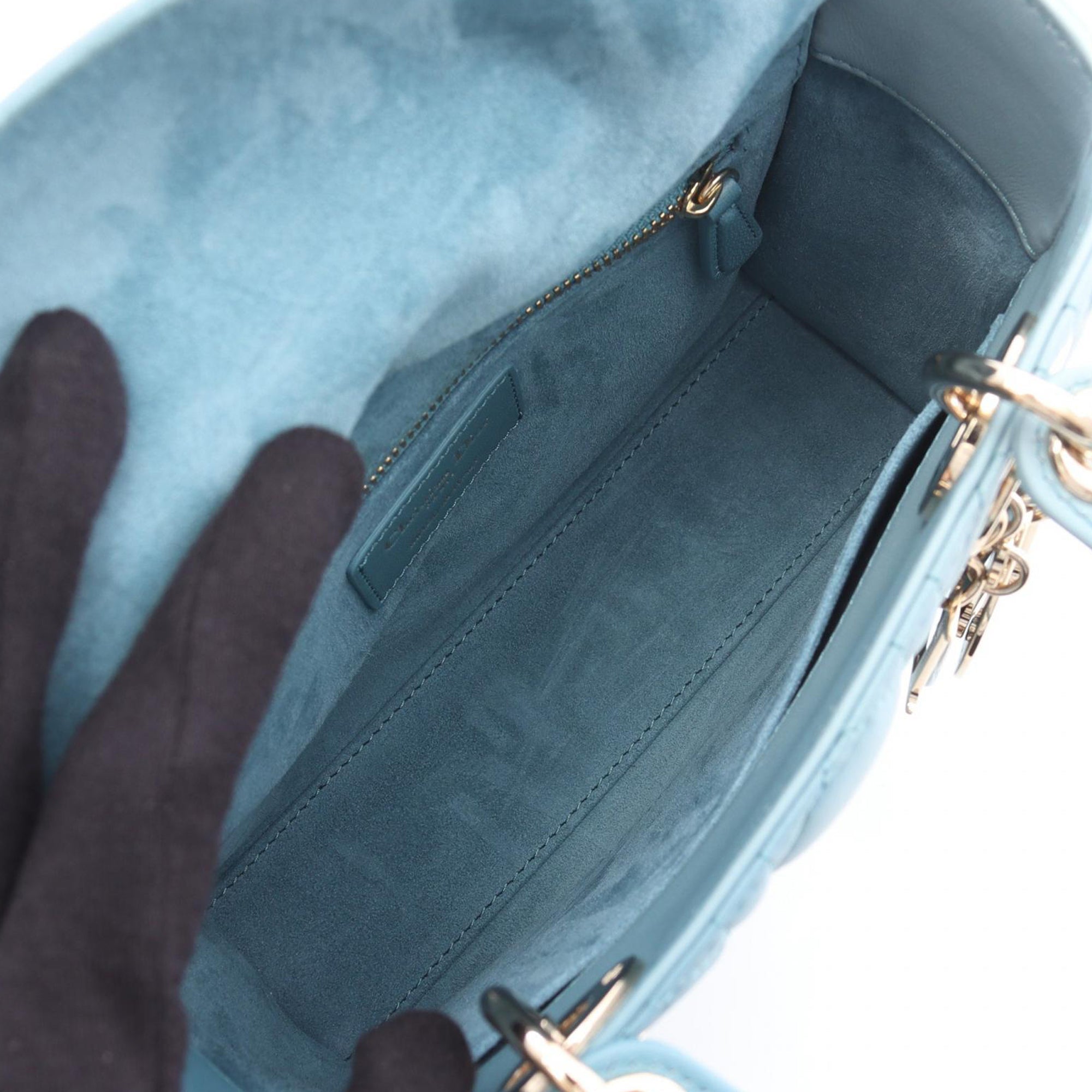 Dior Small Gradient Lambskin Cannage Lady Dior - image 3