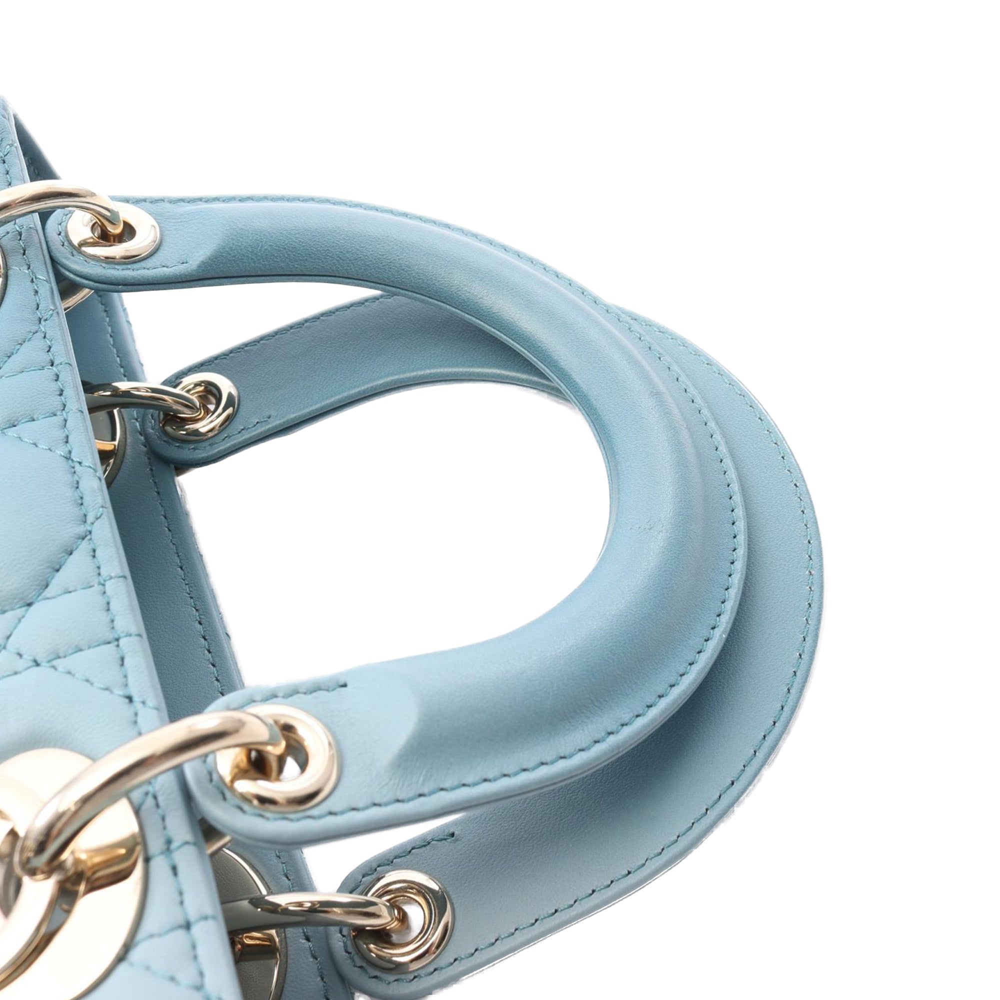 Dior Small Gradient Lambskin Cannage Lady Dior - image 7