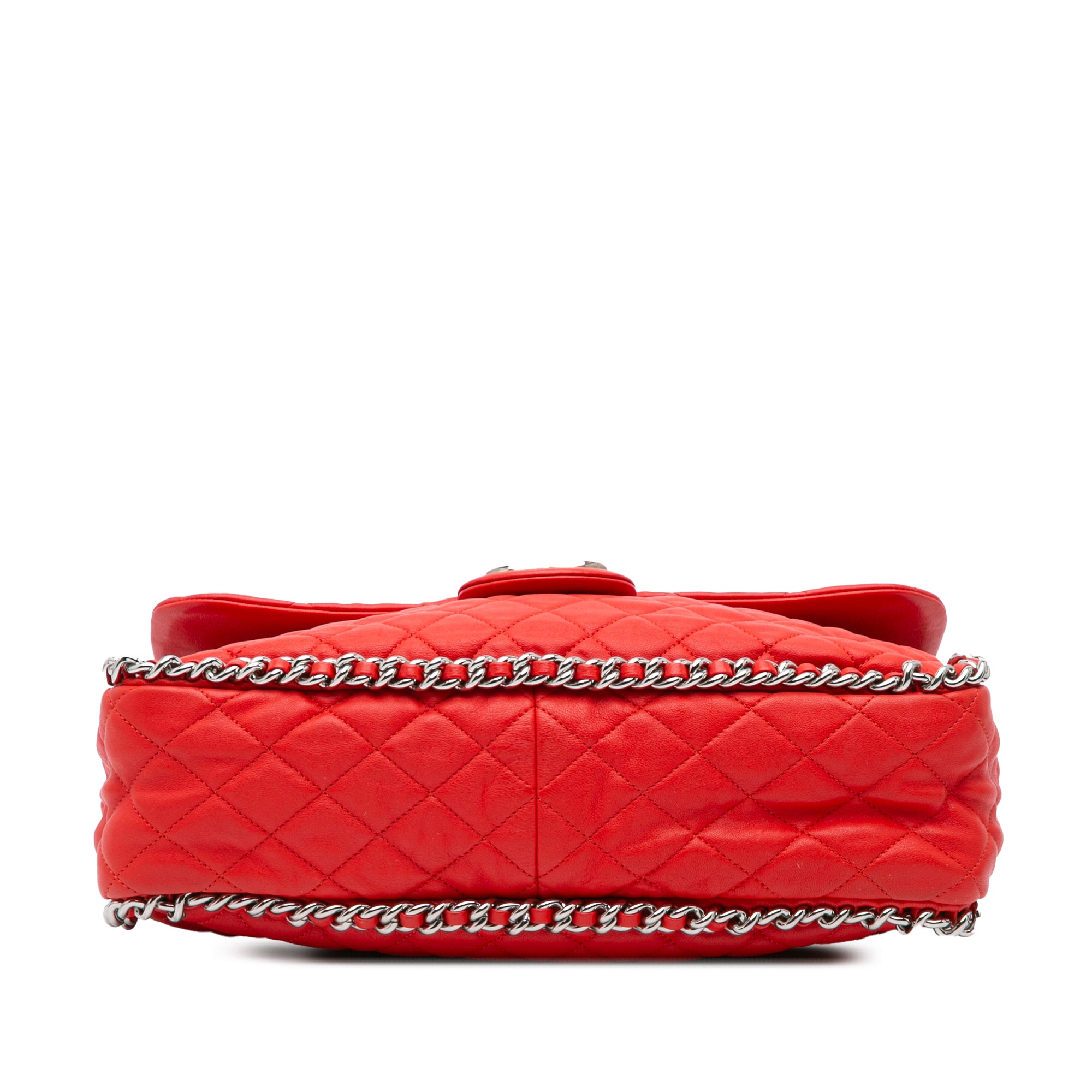 Chanel Maxi Washed Lambskin Chain Around Flap - image 3