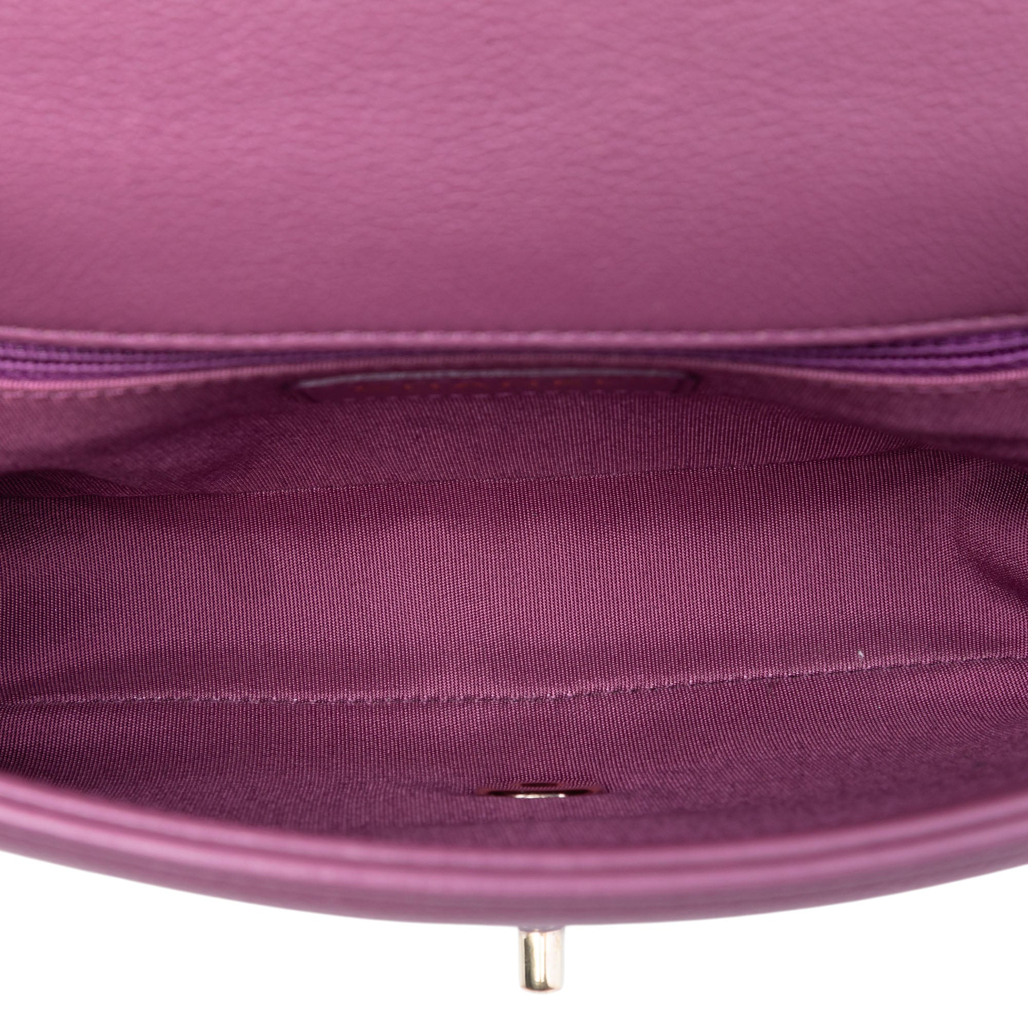Chanel Small Quilted Caviar Studded Chain Handle Flap - image 4