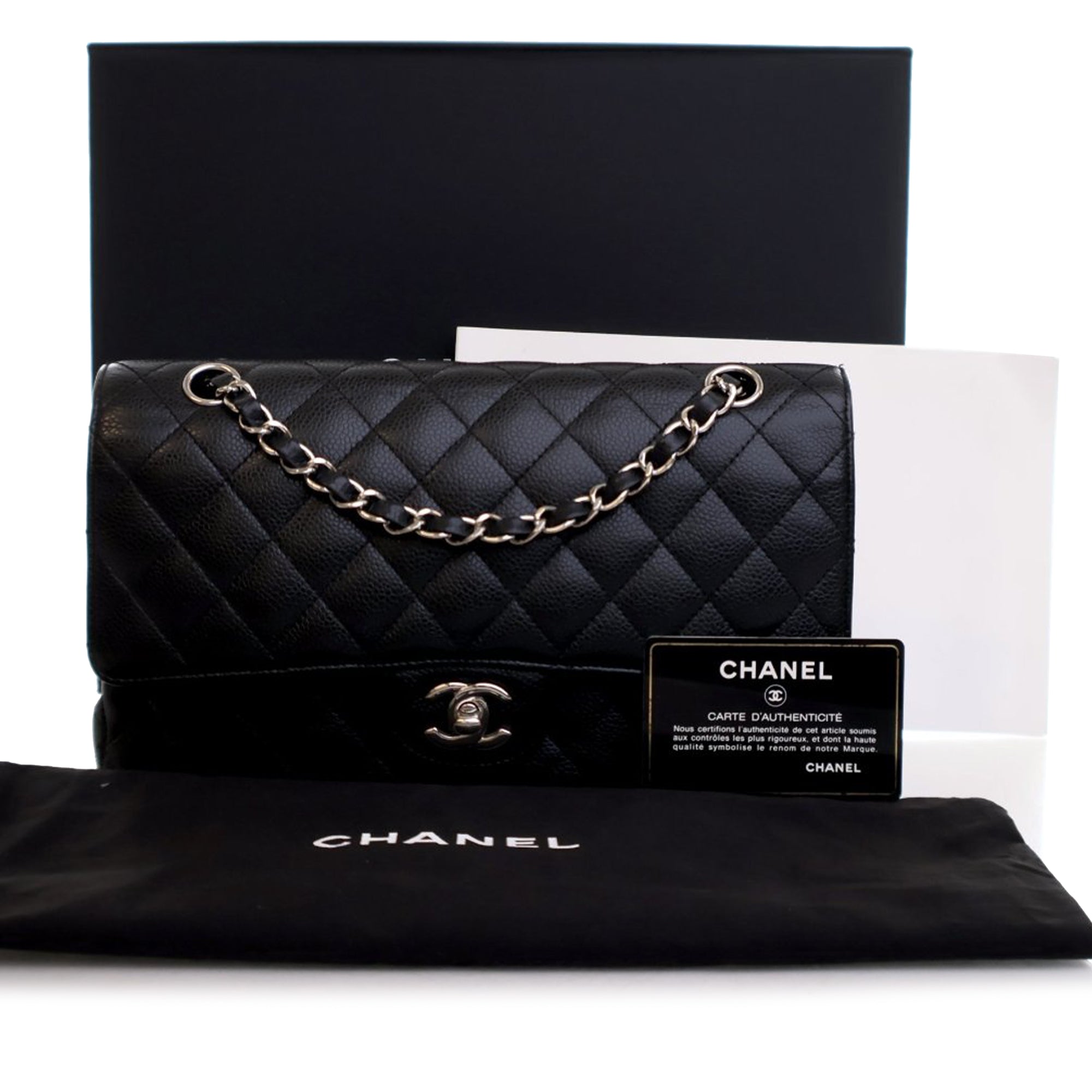 Chanel Medium Classic Caviar Double Flap - image 15
