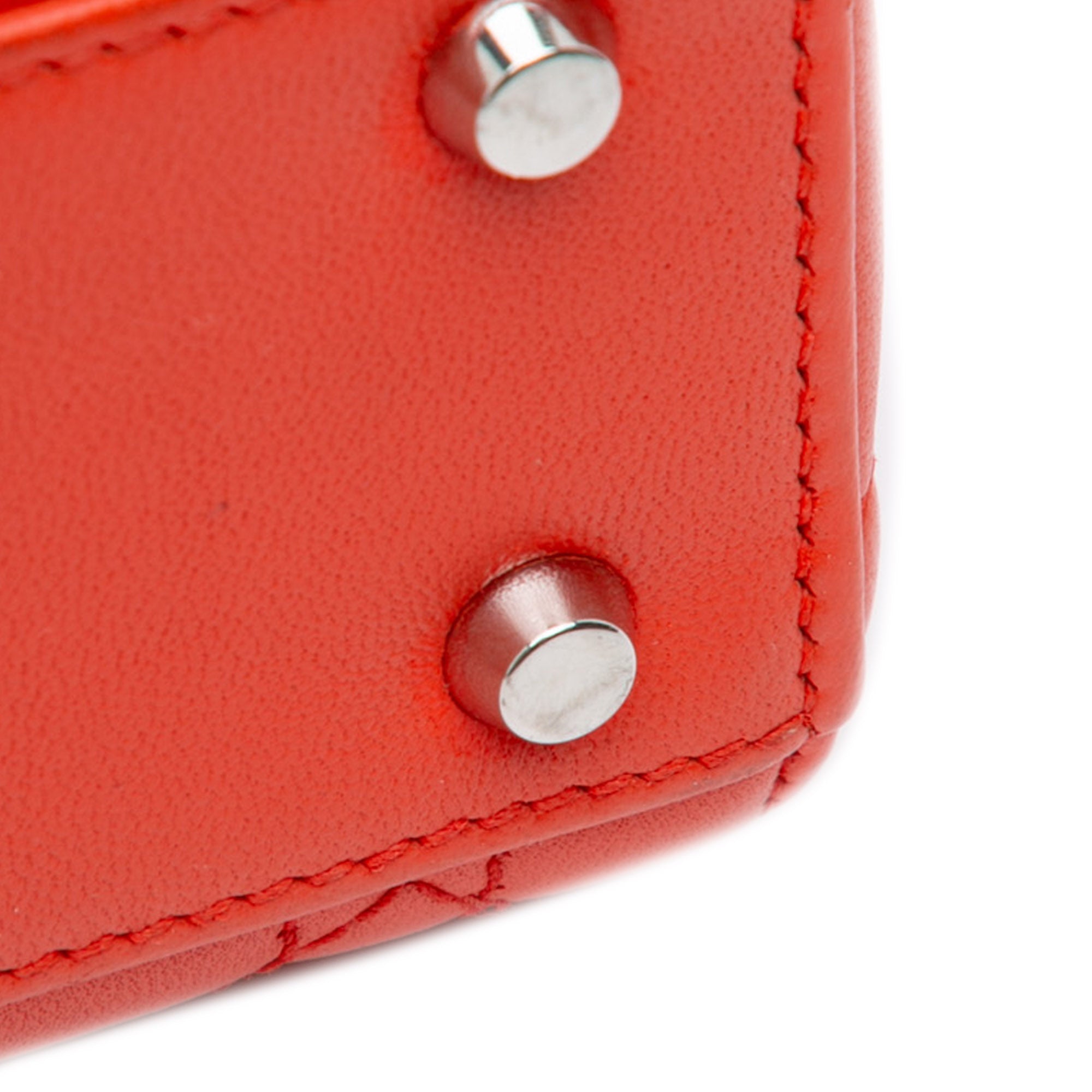 Dior Mini Lambskin Cannage Lady Dior - image 11