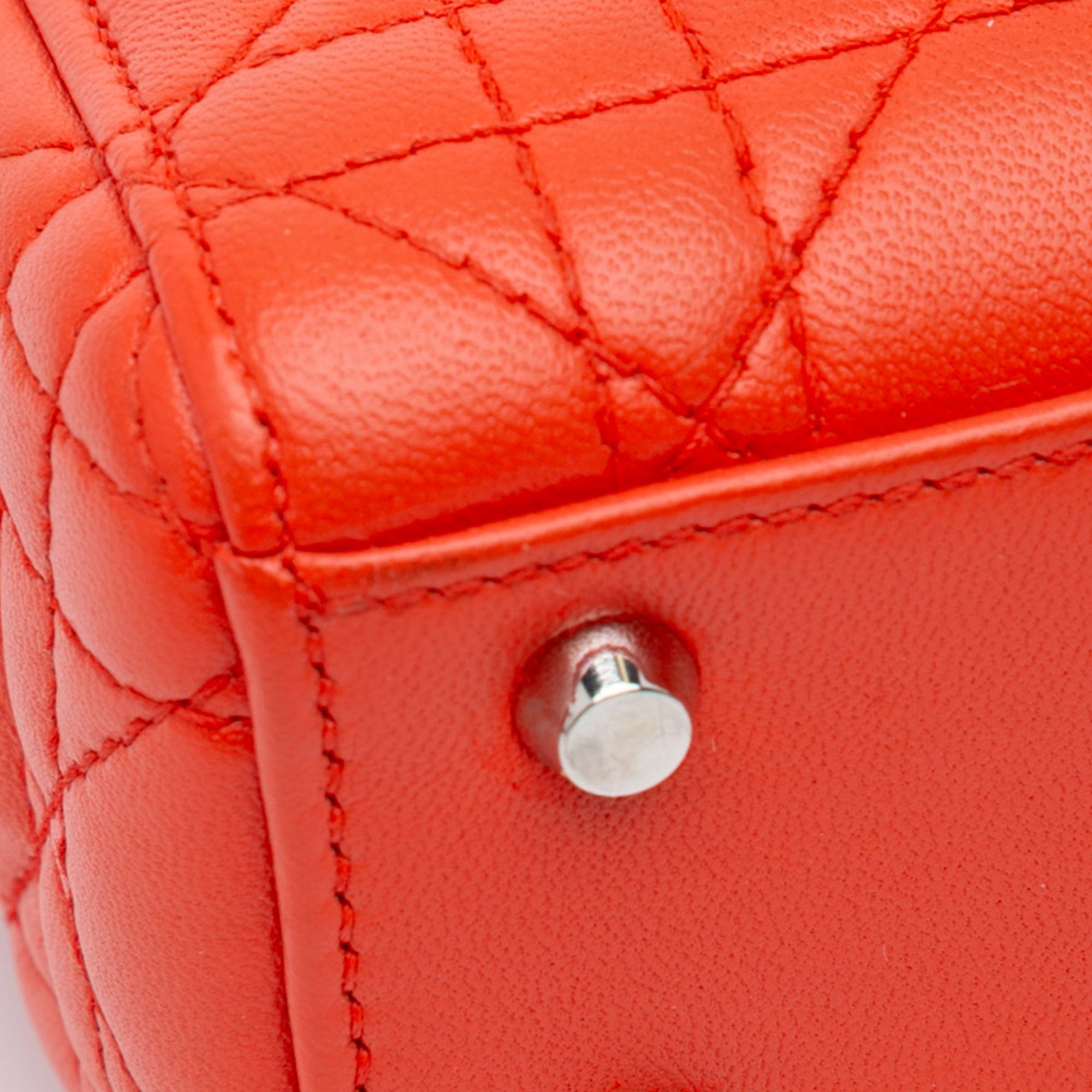 Dior Mini Lambskin Cannage Lady Dior - image 9