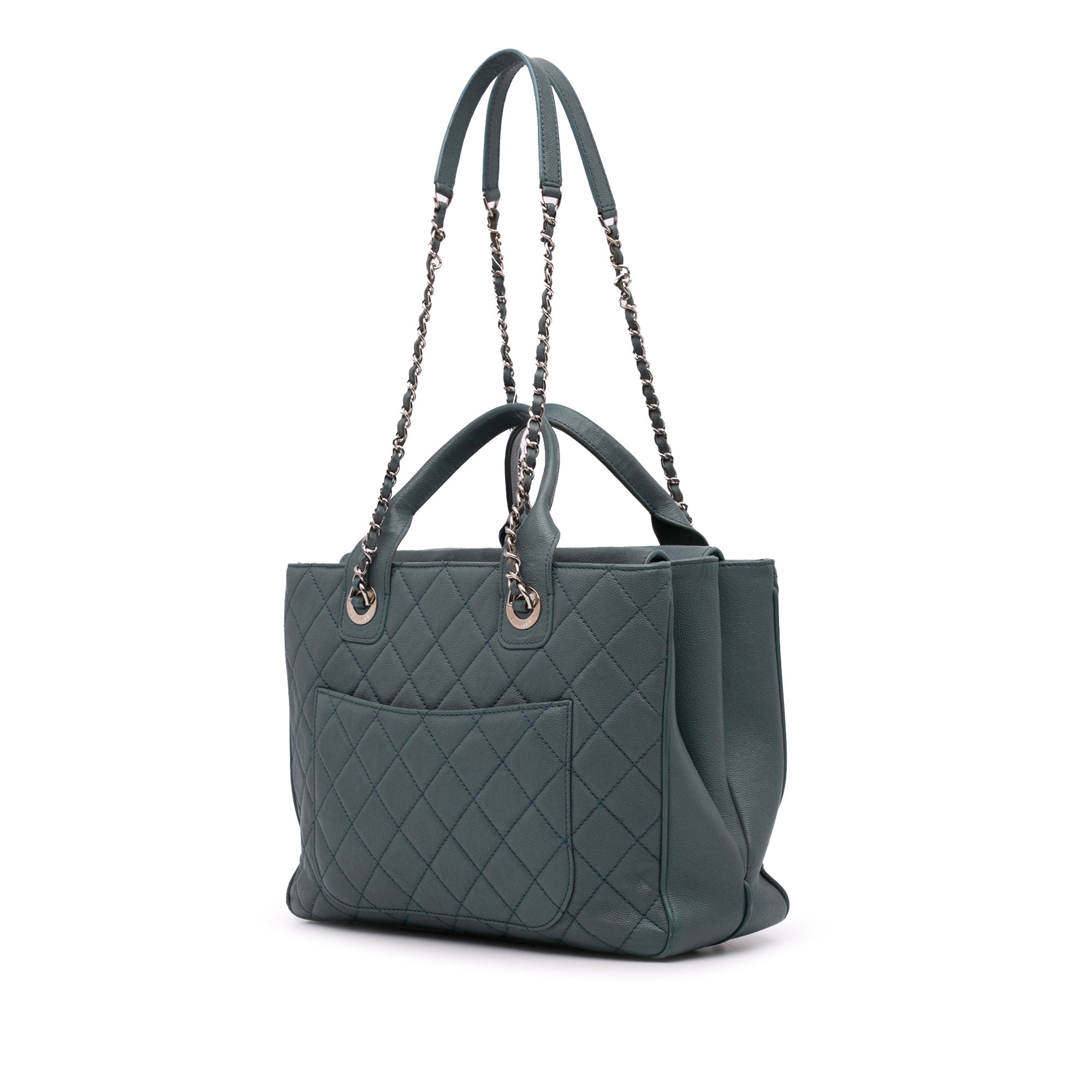 Chanel Medium Quilted Caviar Urban Companion Tote - image 2