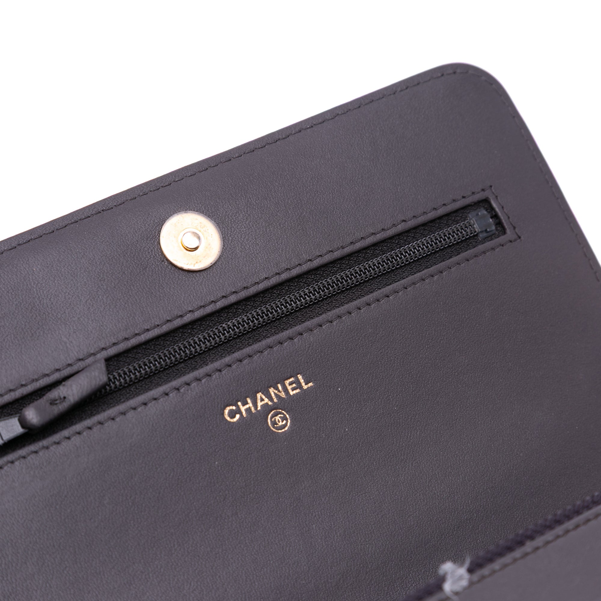 Chanel Quilted Lambskin Boy Wallet On Chain - image 11