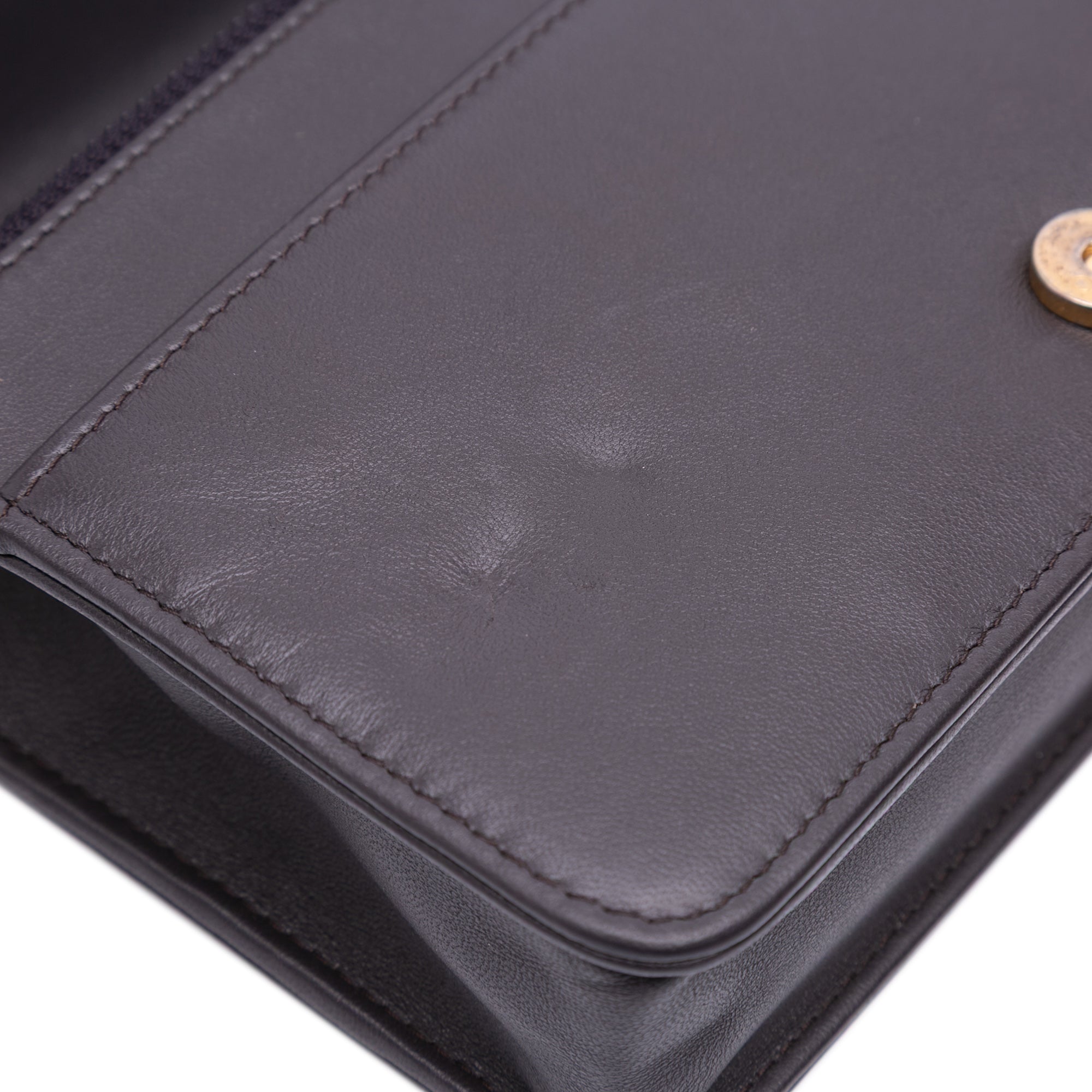 Chanel Quilted Lambskin Boy Wallet On Chain - image 12