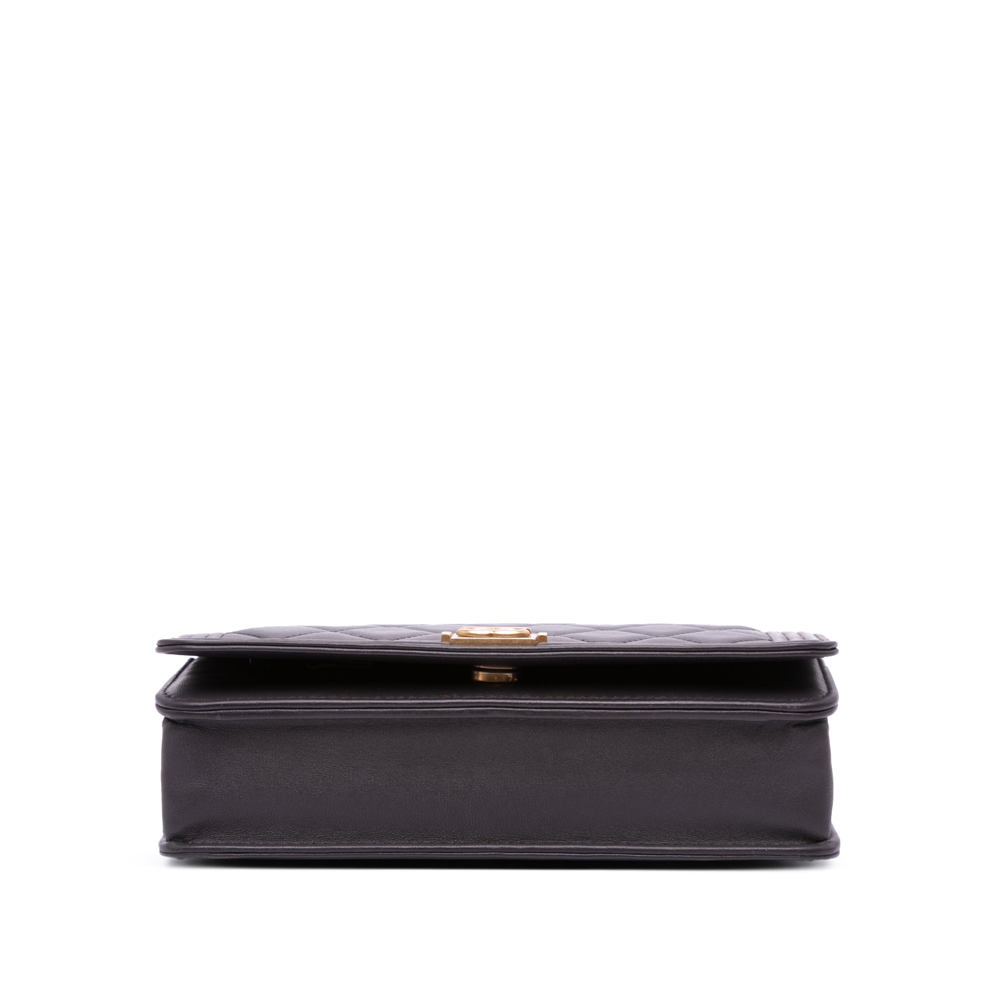 Chanel Quilted Lambskin Boy Wallet On Chain - image 3