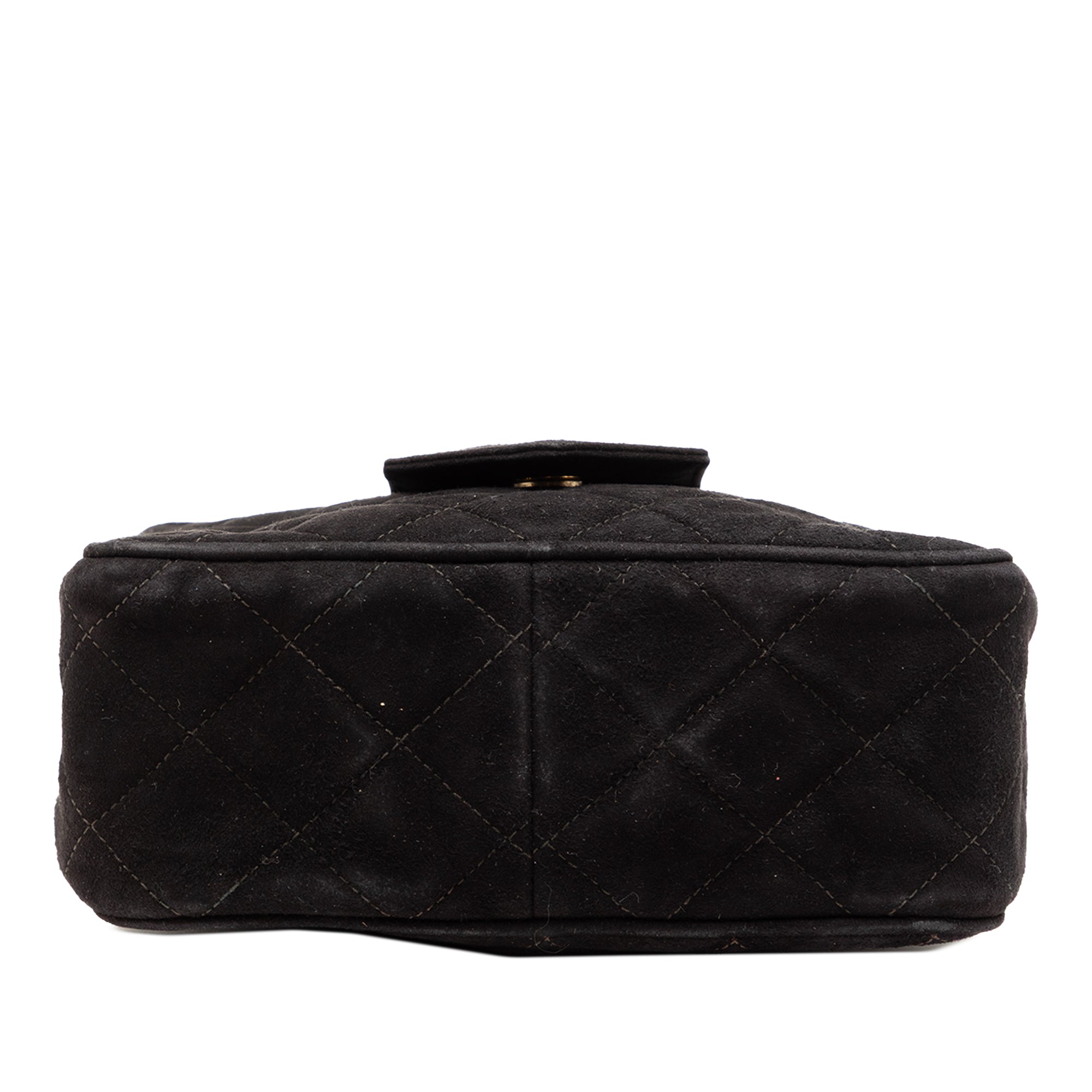 Chanel Mini CC Quilted Suede Tassel Camera Bag - image 3