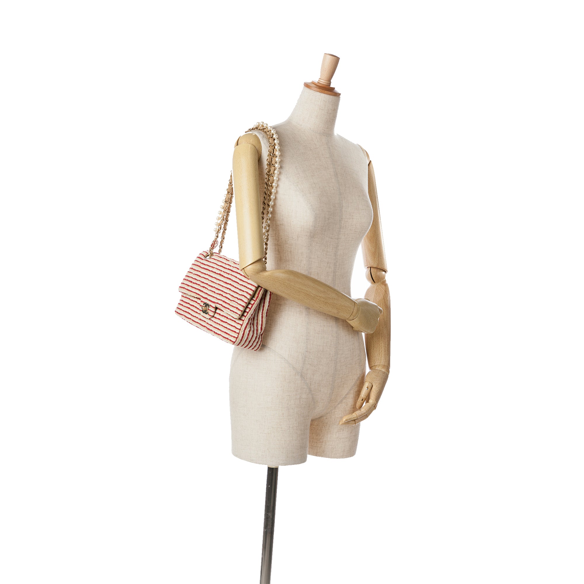Chanel Medium Classic Jersey Coco Sailor Double Flap - image 9