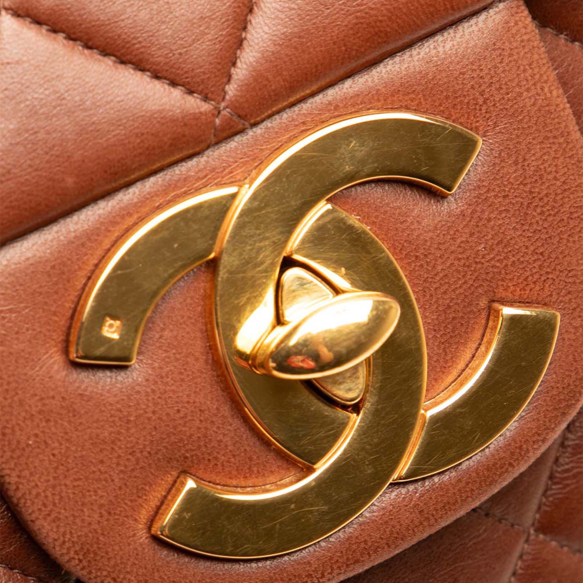 Chanel Jumbo XL Quilted Lambskin Flap Backpack - image 8