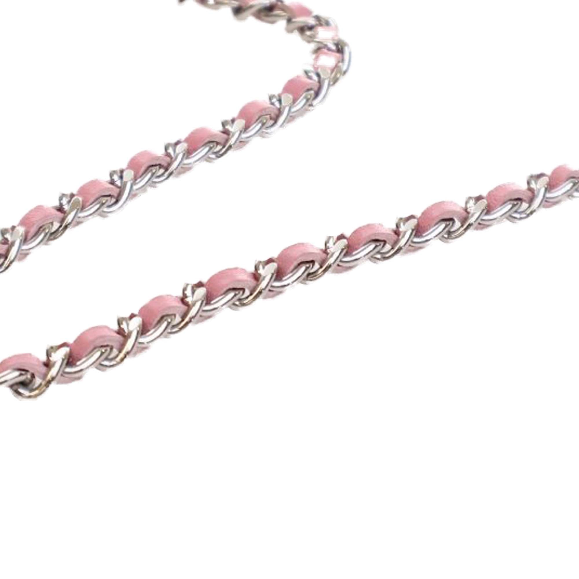 Chanel CC Embossed Lambskin Camellia Wallet On Chain - image 14