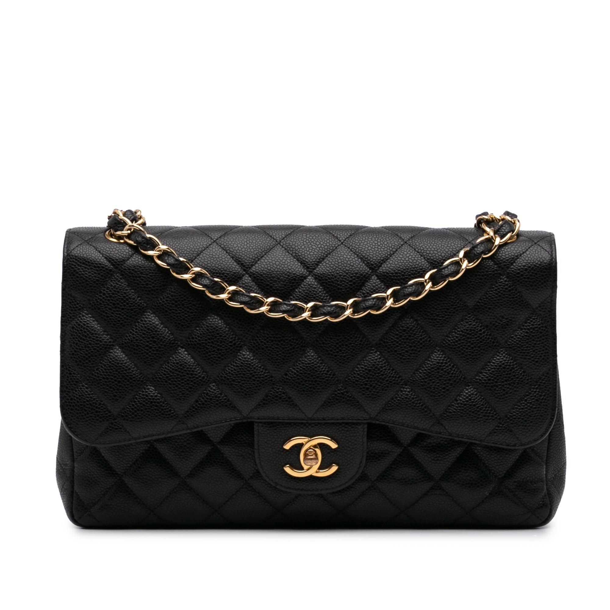 Chanel Jumbo Classic Caviar Double Flap - image 1