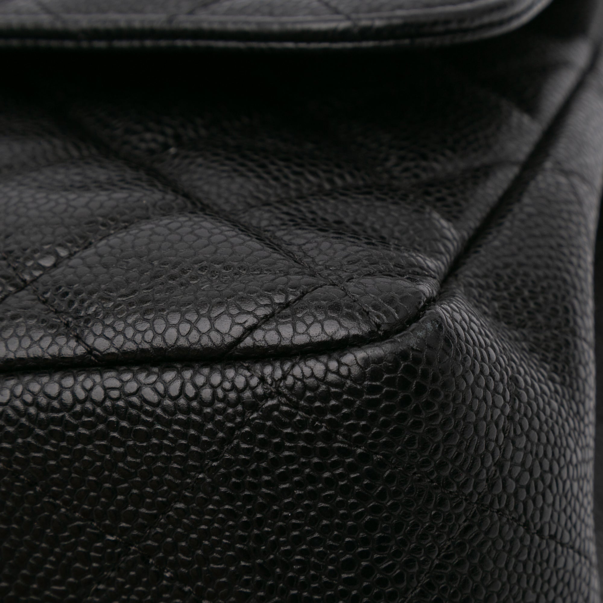Chanel Jumbo Classic Caviar Double Flap - image 10