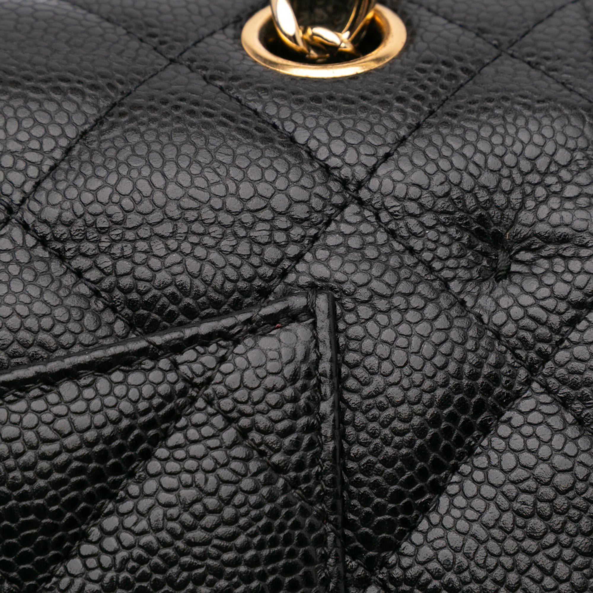 Chanel Jumbo Classic Caviar Double Flap - image 9