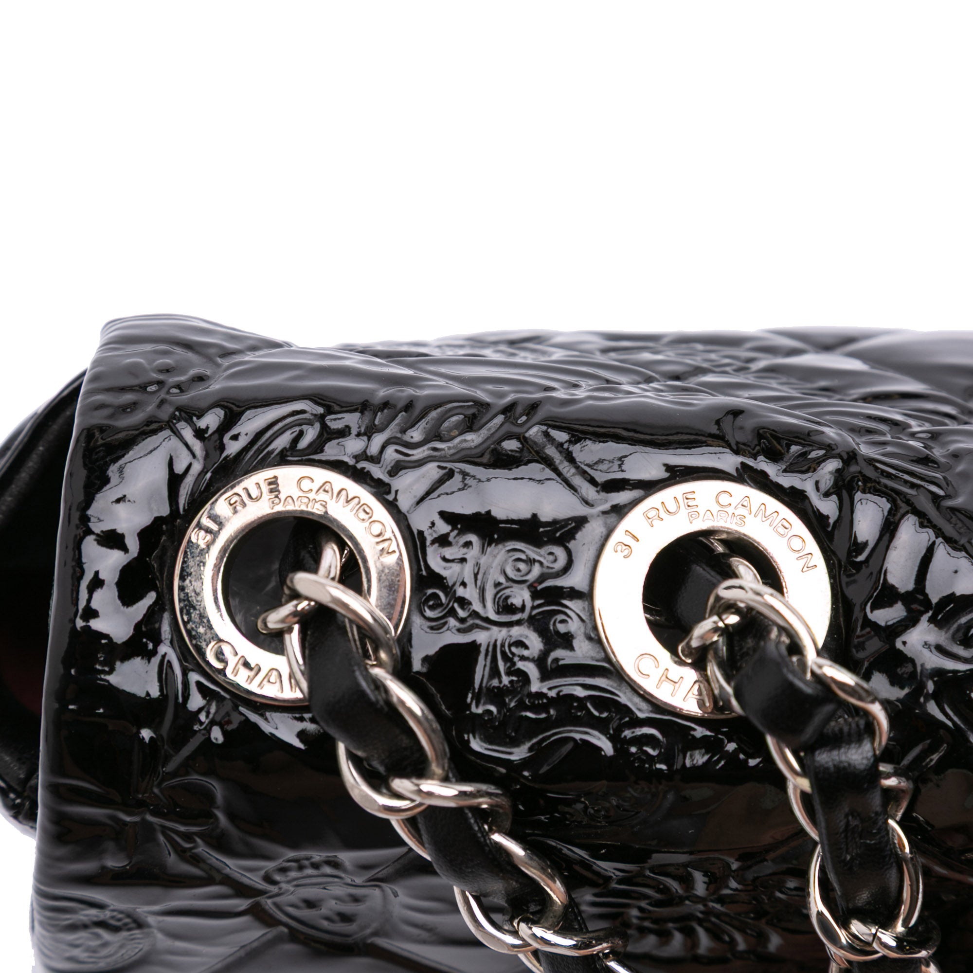 Chanel Medium Patent Lucky Symbols Flap - image 10
