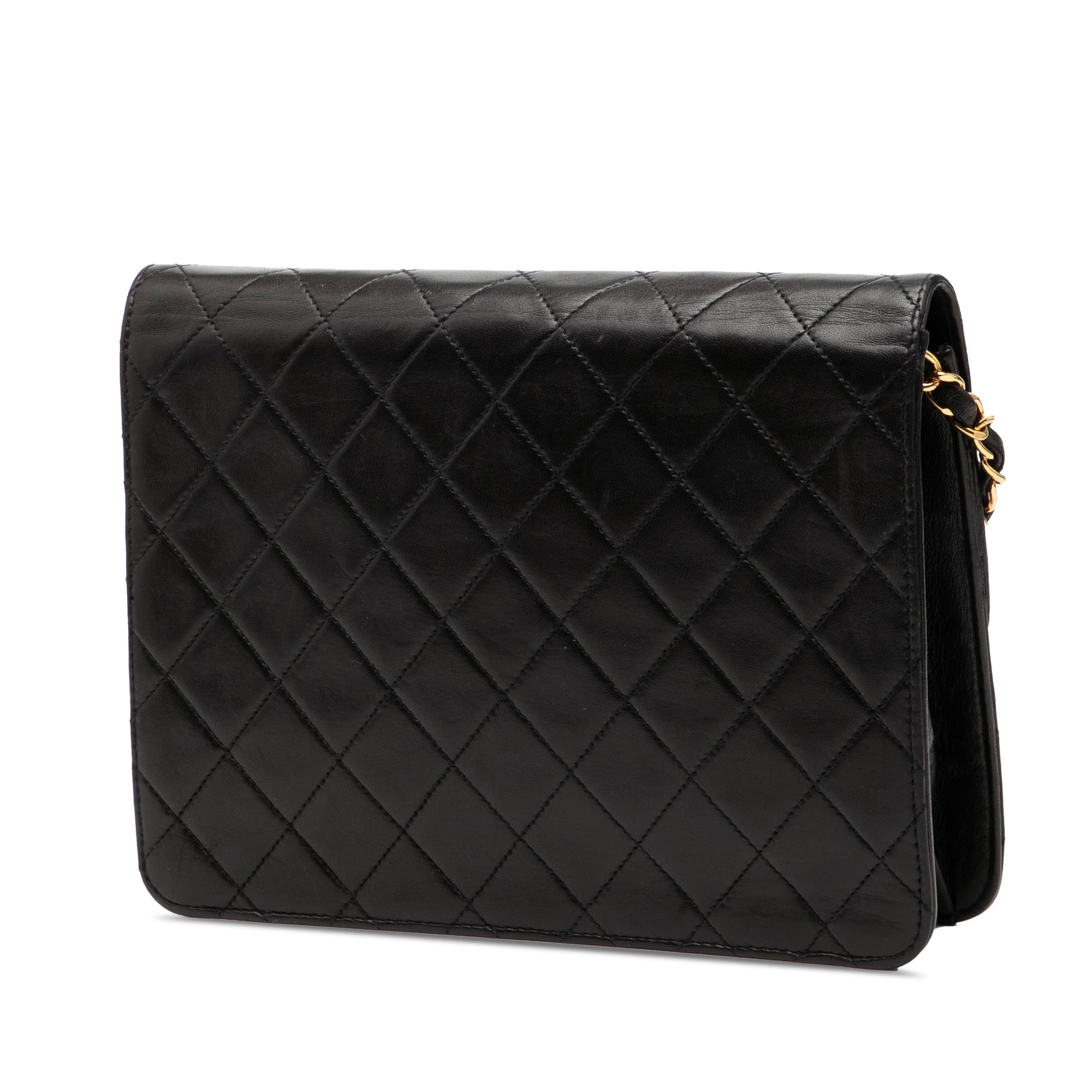 Chanel Small CC Quilted Lambskin Single Flap - image 2