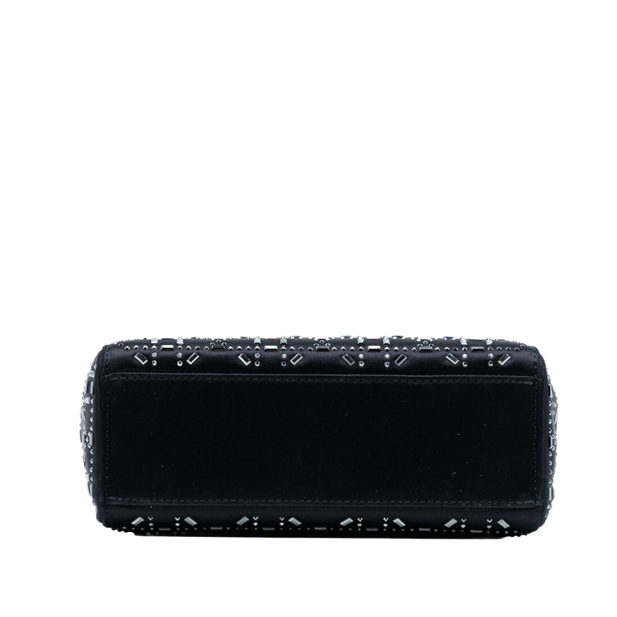 Dior Mini Velvet Cannage Strass Embellished Lady Dior - image 3