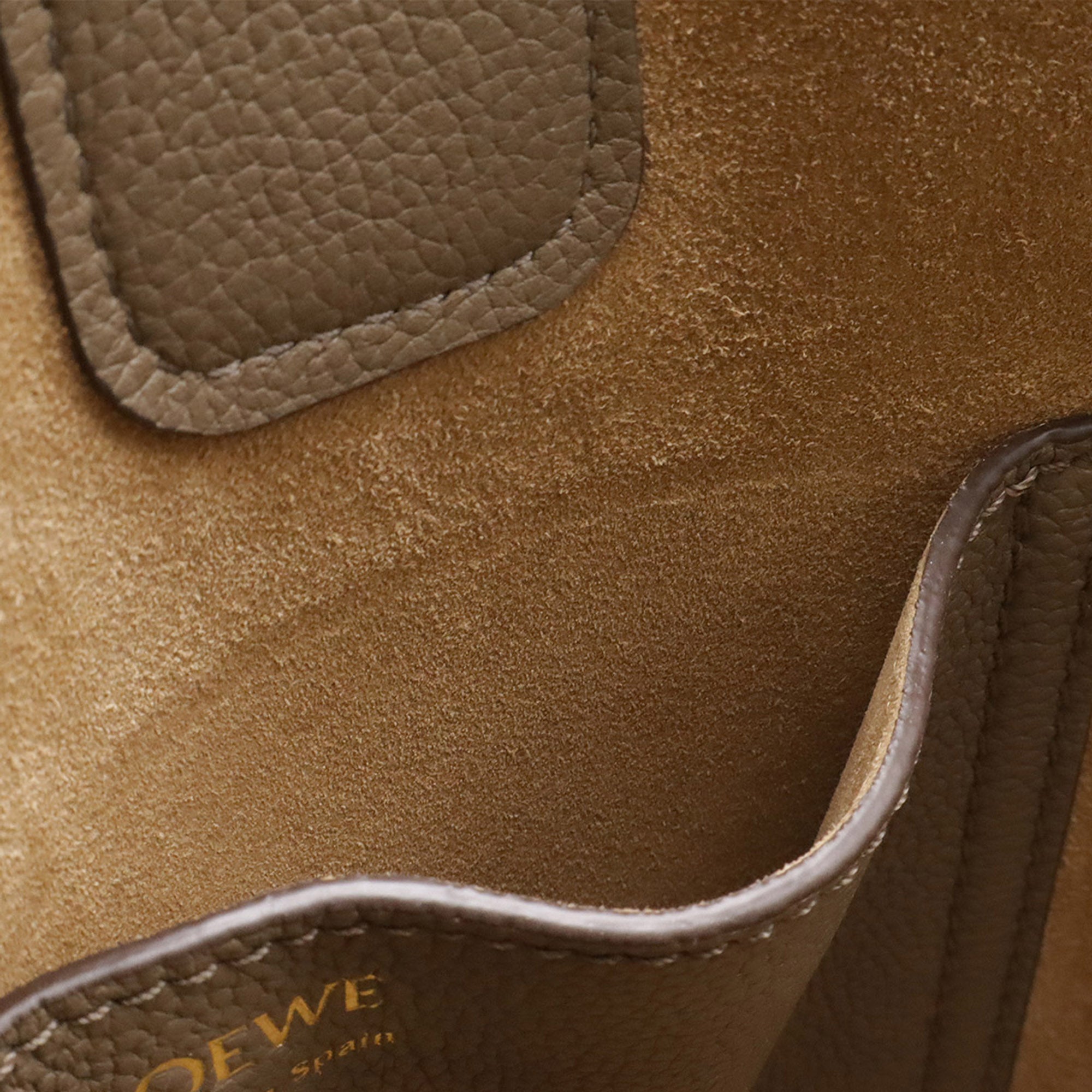 LOEWE Mini Leather Pebble Bucket Bag - image 4