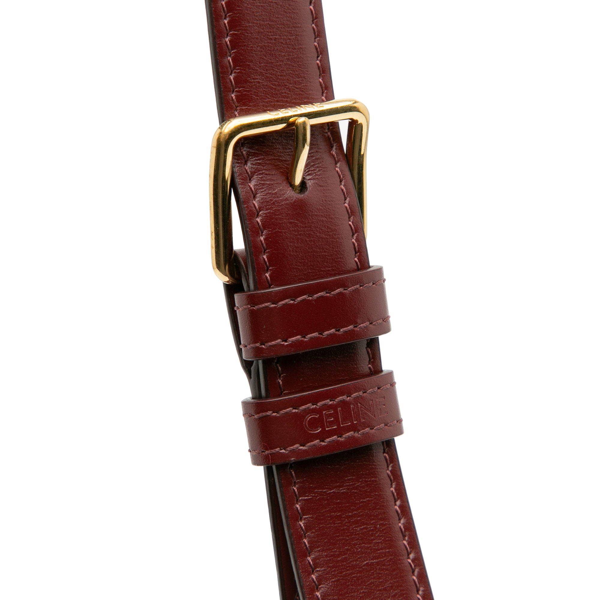 Celine Classique Shiny Calfskin Triomphe Crossbody - image 12
