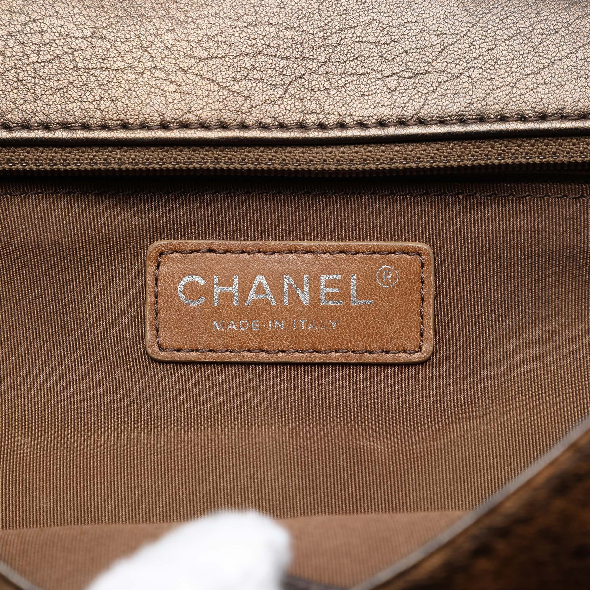 Chanel Paris Salzburg Metallic Lambskin and Pony Hair Zip Multi Flap - image 5