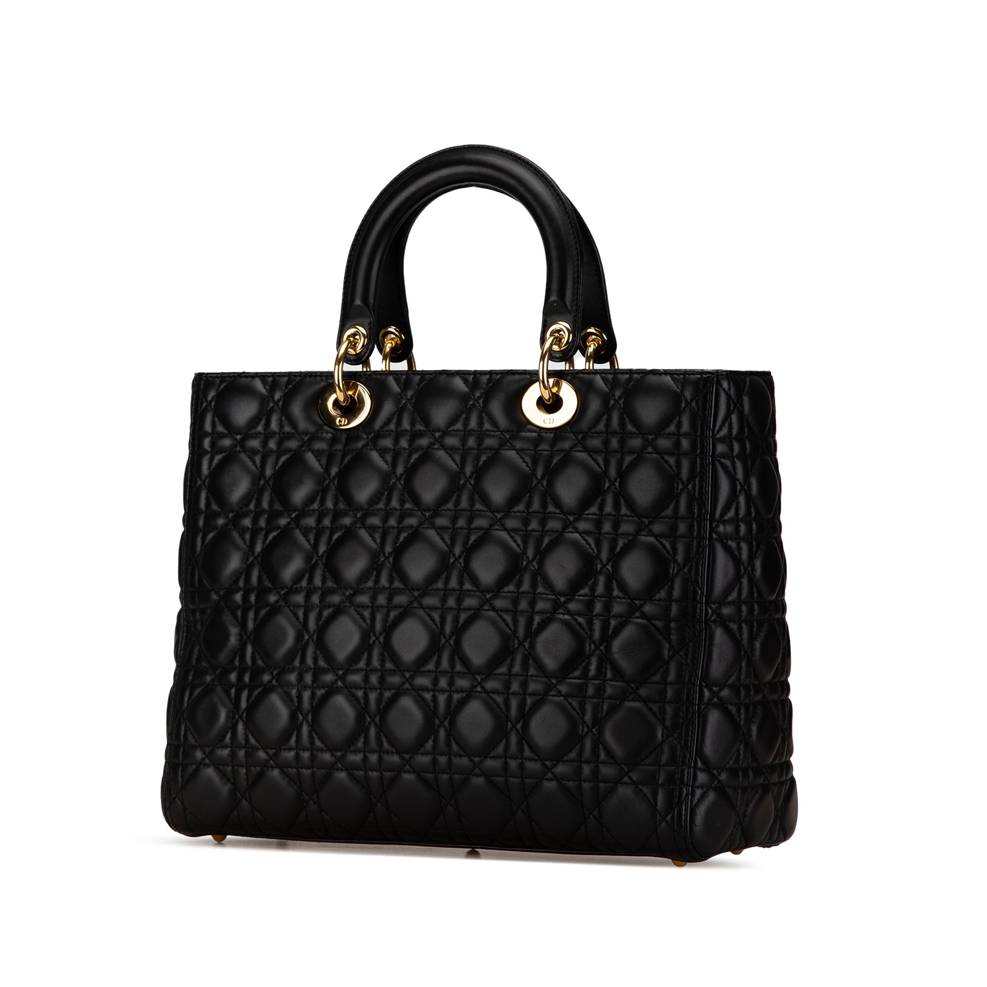 Dior Large Lambskin Cannage Lady Dior - image 2