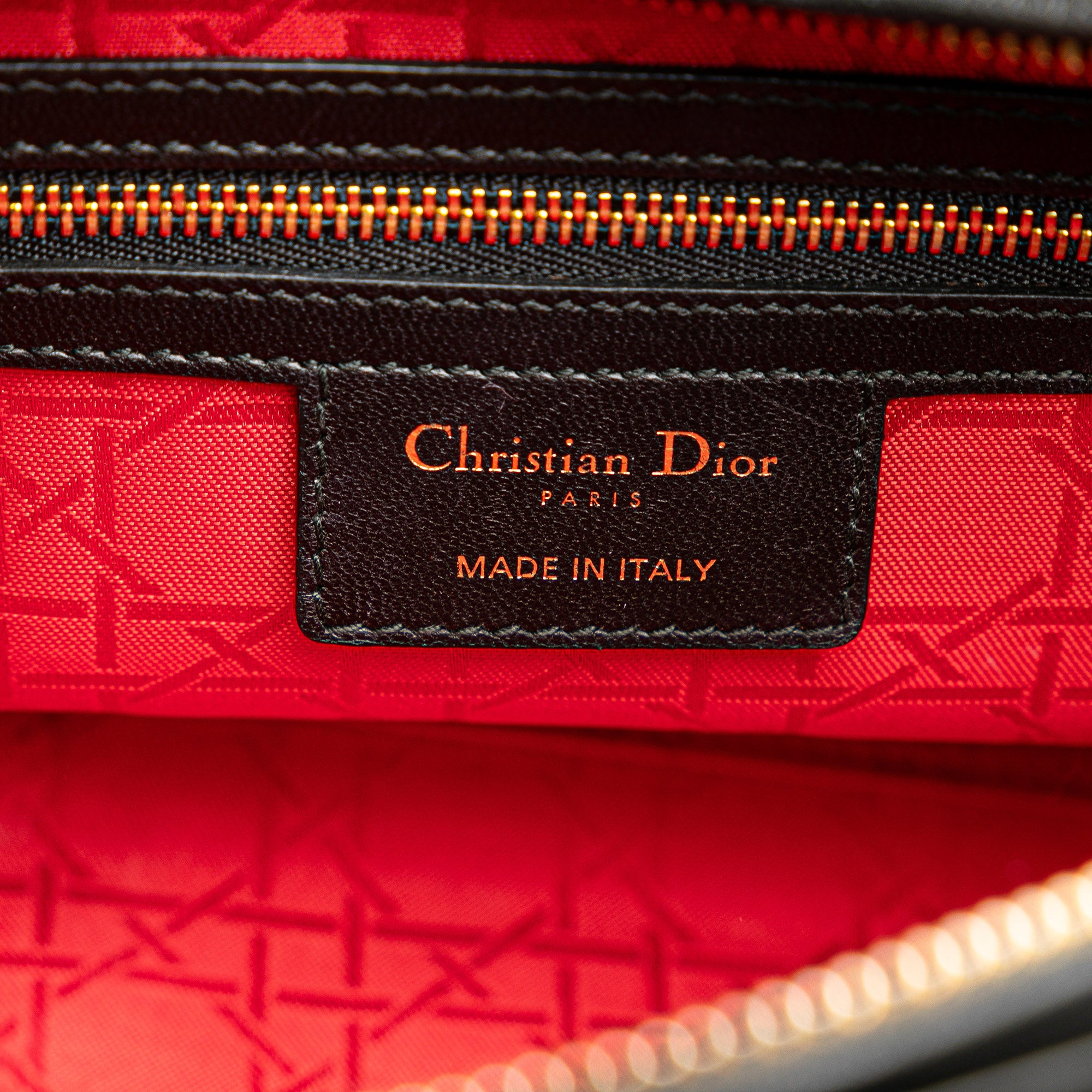 Dior Large Lambskin Cannage Lady Dior - image 5