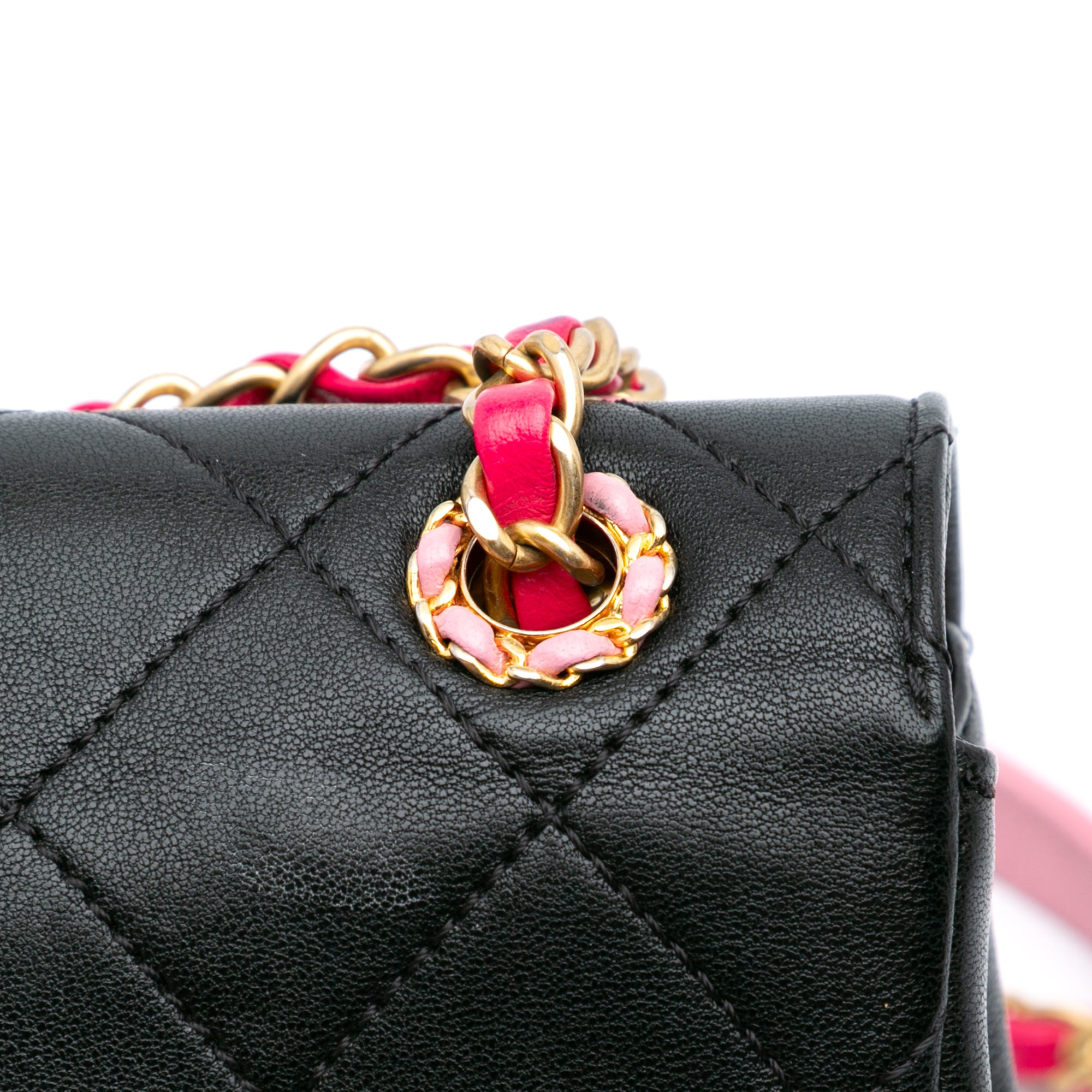 Chanel Quilted Calfskin CC Chain Logo Crossbody - image 9