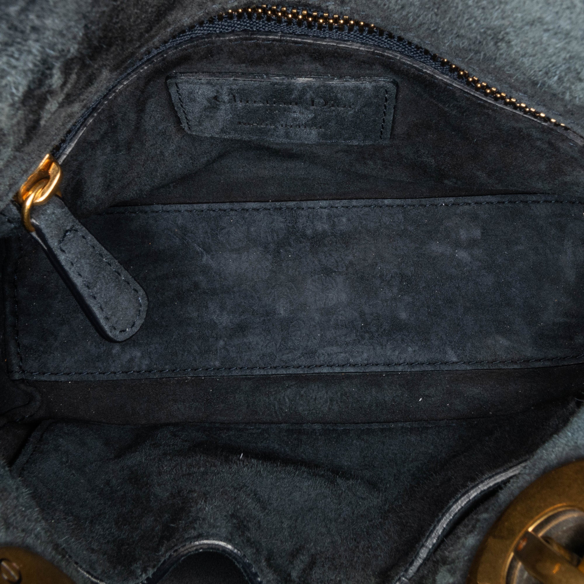 Dior Mini Denim Cannage Studded Supple Lady Dior - image 4