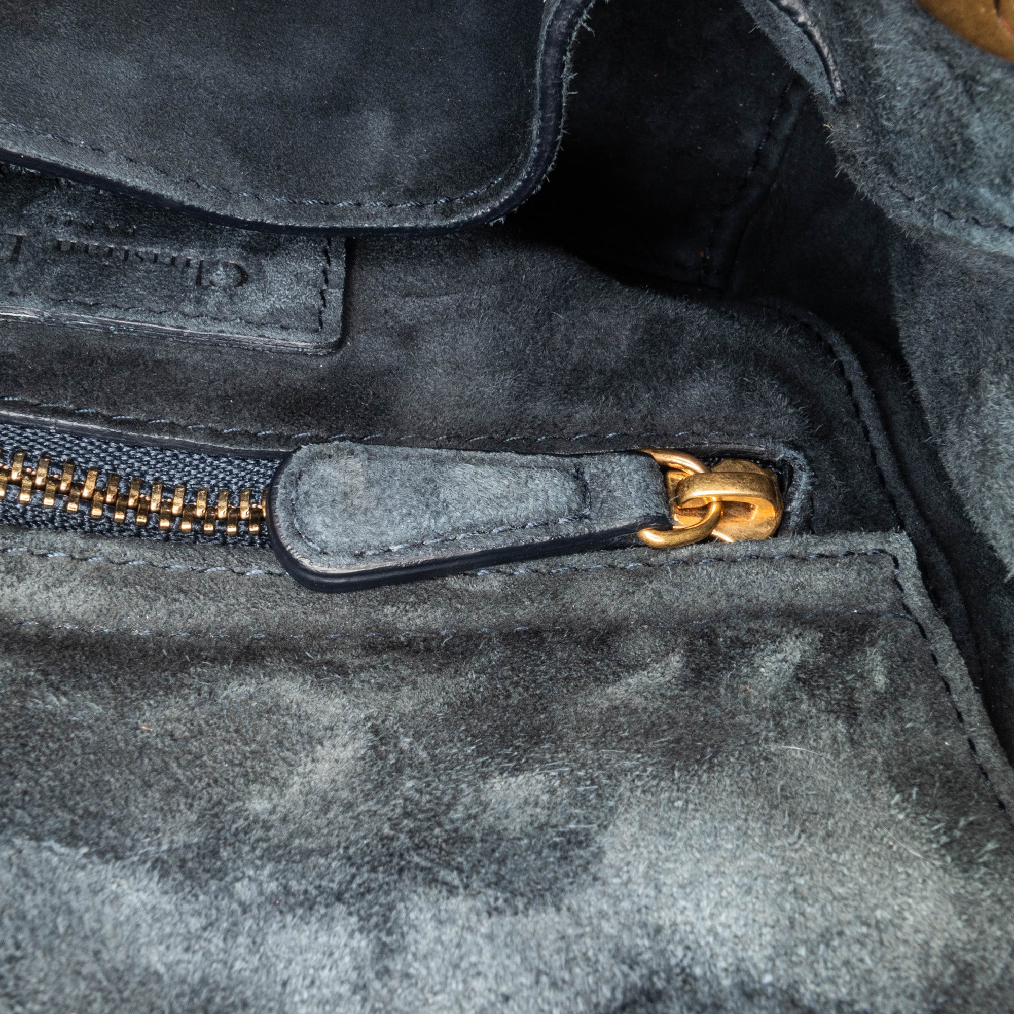 Dior Mini Denim Cannage Studded Supple Lady Dior - image 6
