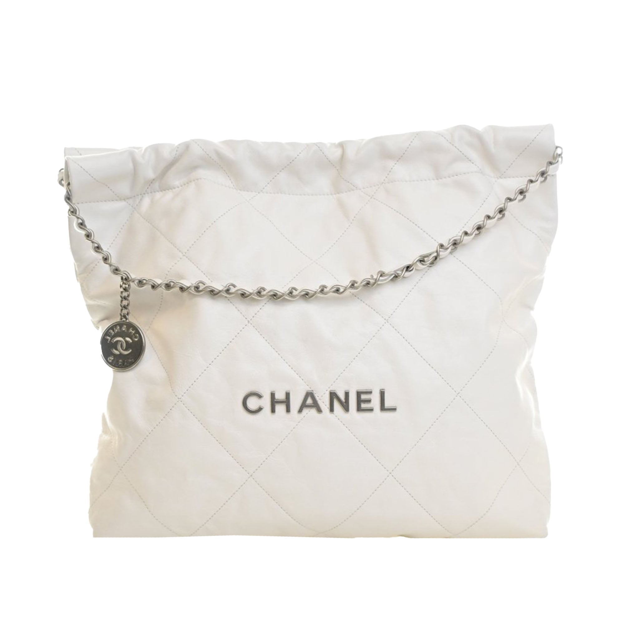 Chanel Medium Shiny Calfskin 22 Handbag - image 1