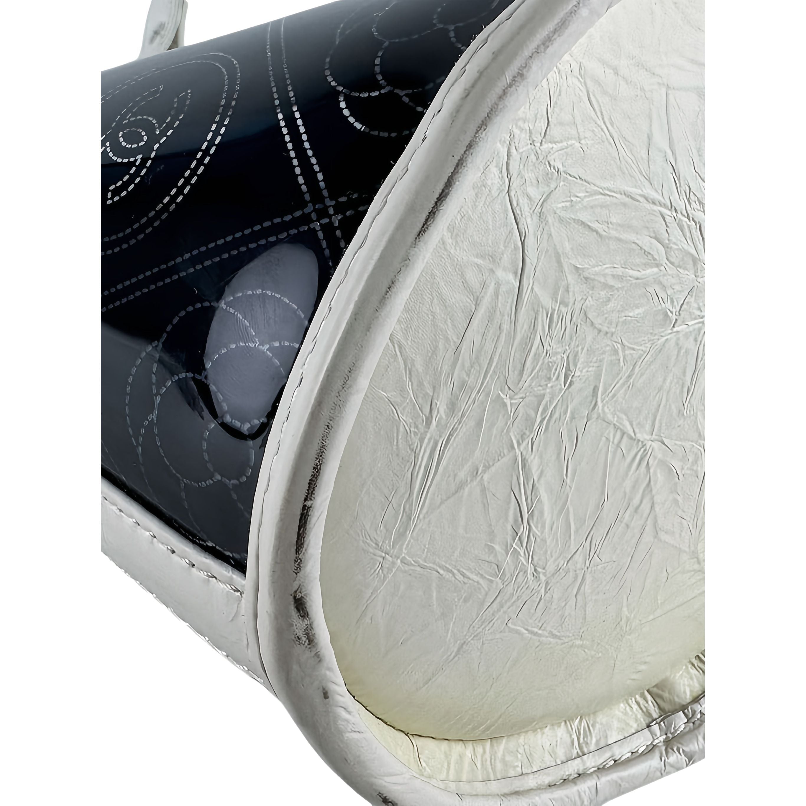 Chanel Small PVC and Crumpled Calfskin Camellia Coco Bucket Bag - image 10
