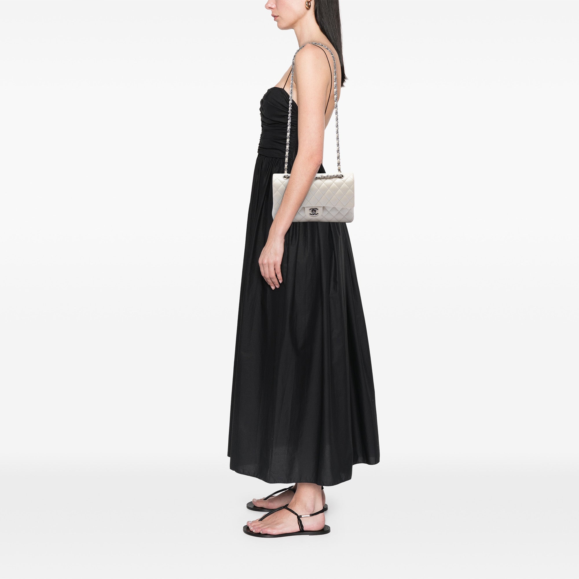Chanel Medium Classic Caviar Double Flap - image 6
