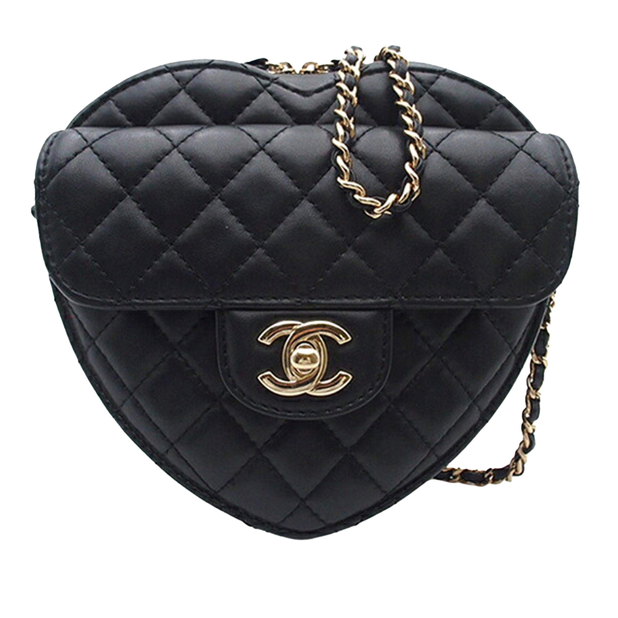 Chanel Lambskin CC in Love Heart Crossbody - image 1