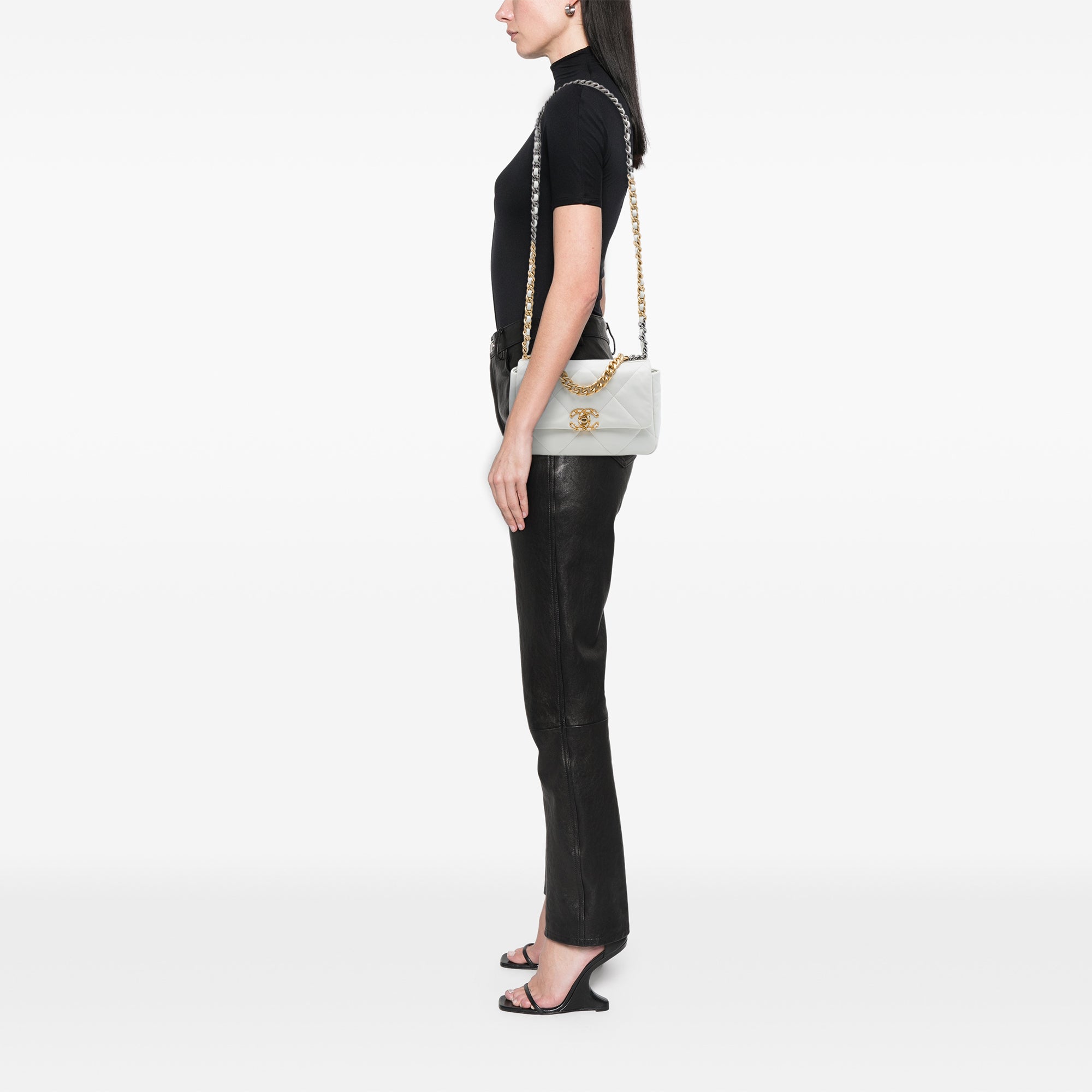 Chanel Medium Lambskin 19 Flap - image 6