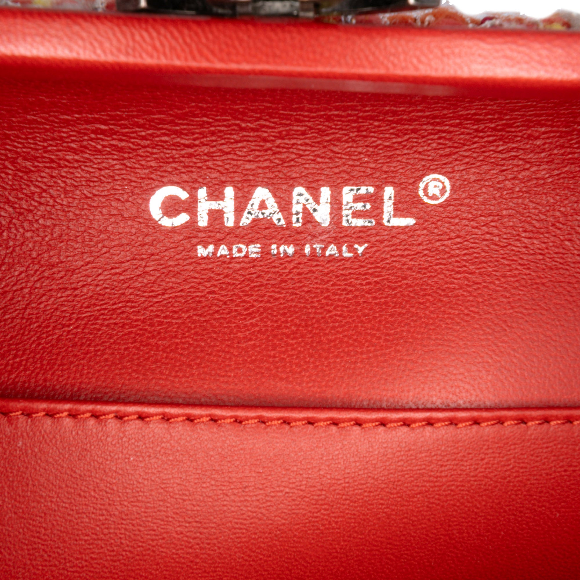 Chanel Multicolor Tweed and Leather Quadrato Box Shoulder Bag - image 5